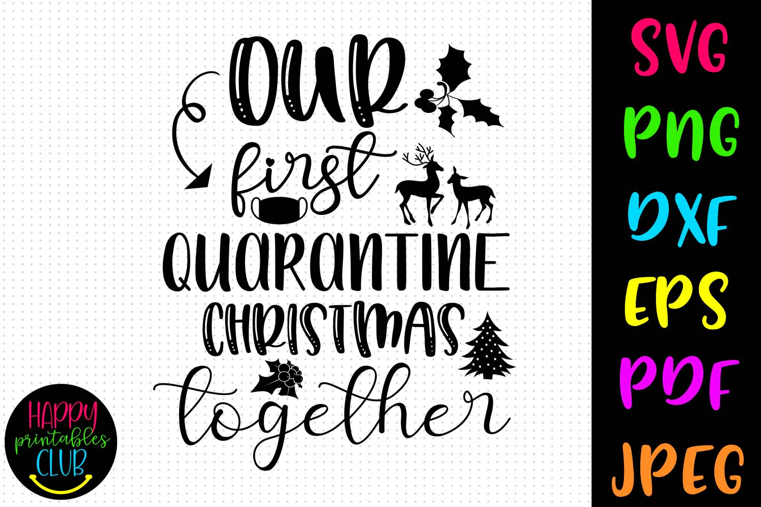Our First Quarantine Christmas SVG- Pandemic Christmas Ornaments - Image 2