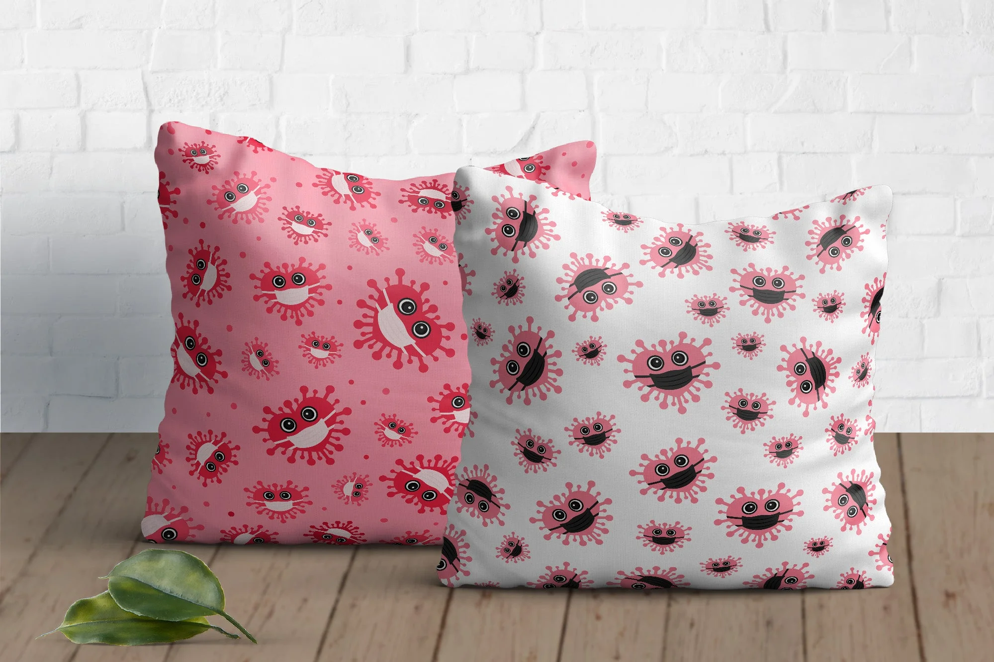 Pandemic Valentines Day pattern. Covid Valentine - Image 3