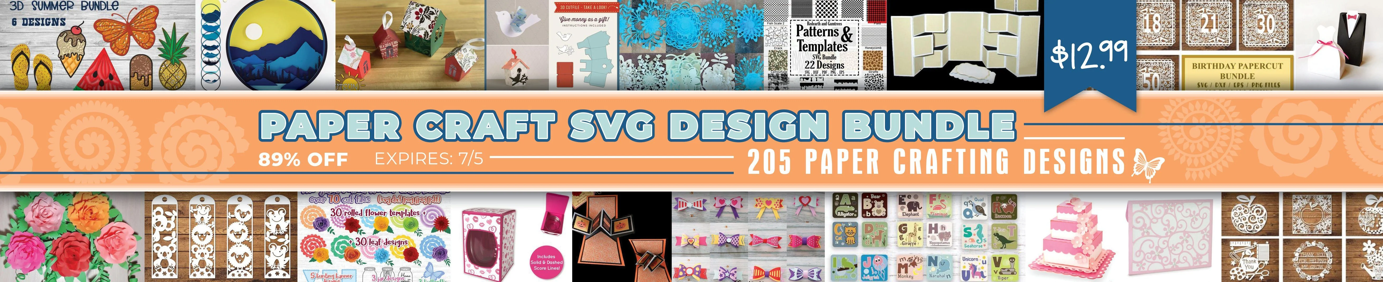 Paper Craft SVG Design Bundle - Image 2