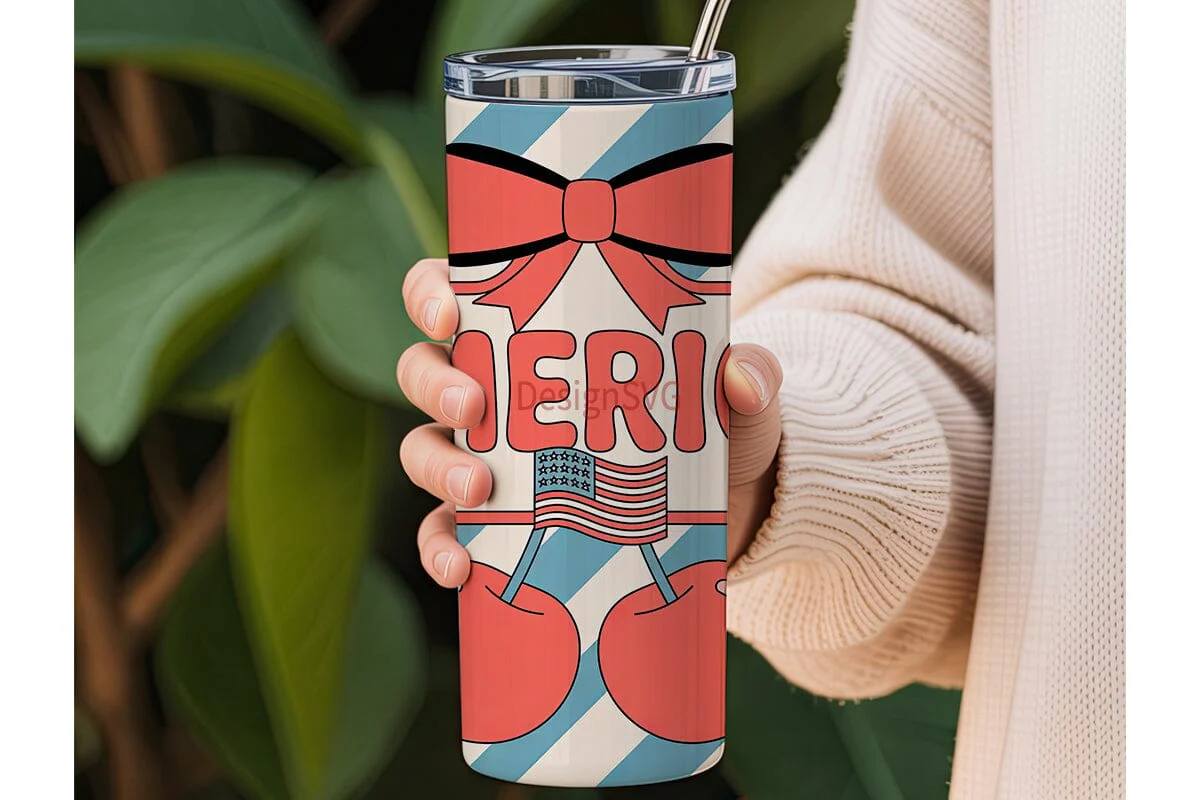 Patriotic America 20oz Tumbler Wrap - Image 3