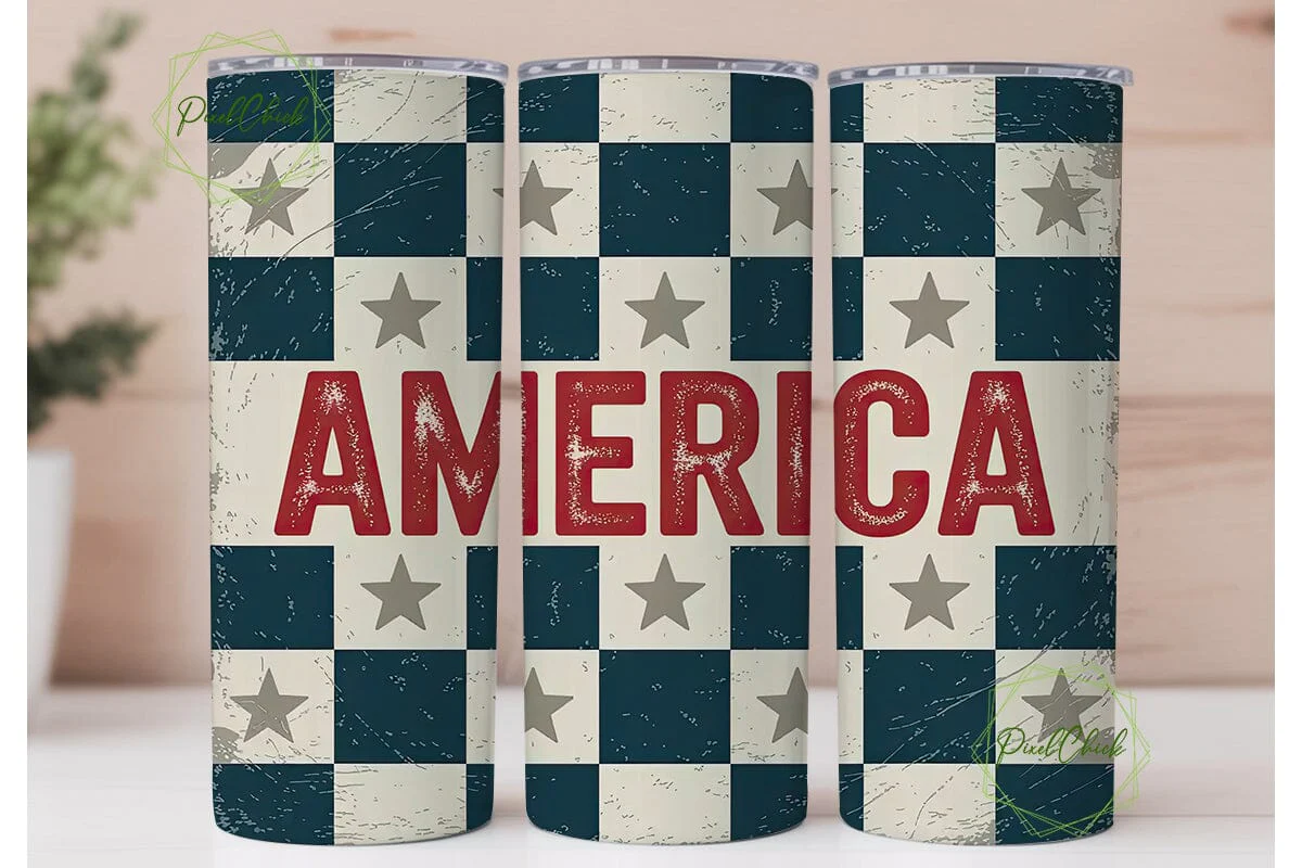 Patriotic America 20oz Tumbler Wrap - Image 2
