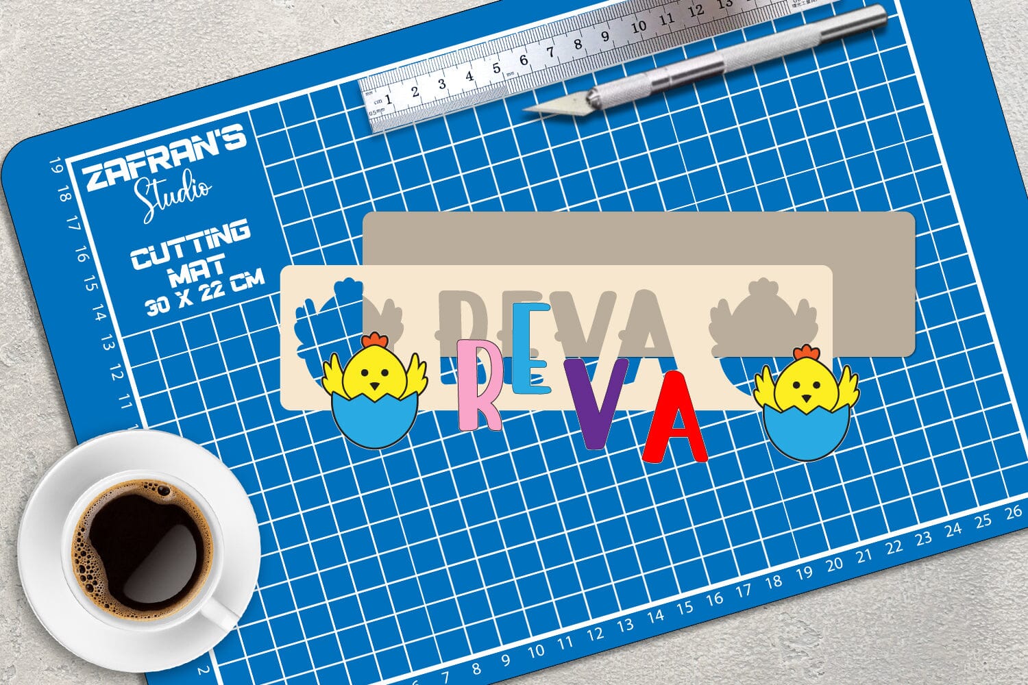 Personalized Name Puzzle With letters A-Z Laser Cut - Image 2