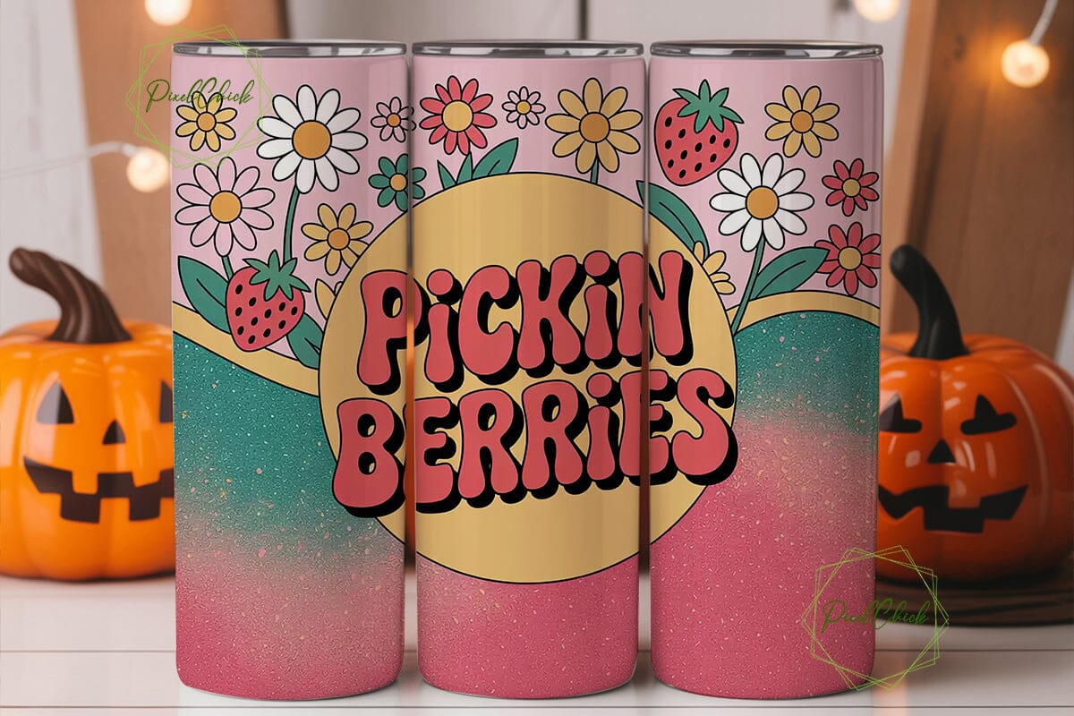 Pickin' Berries 20oz Tumbler Wrap - Image 2