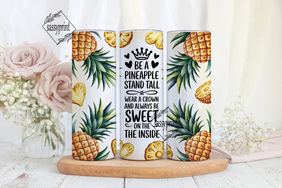 Pineapple Crown 20oz Tumbler Wrap