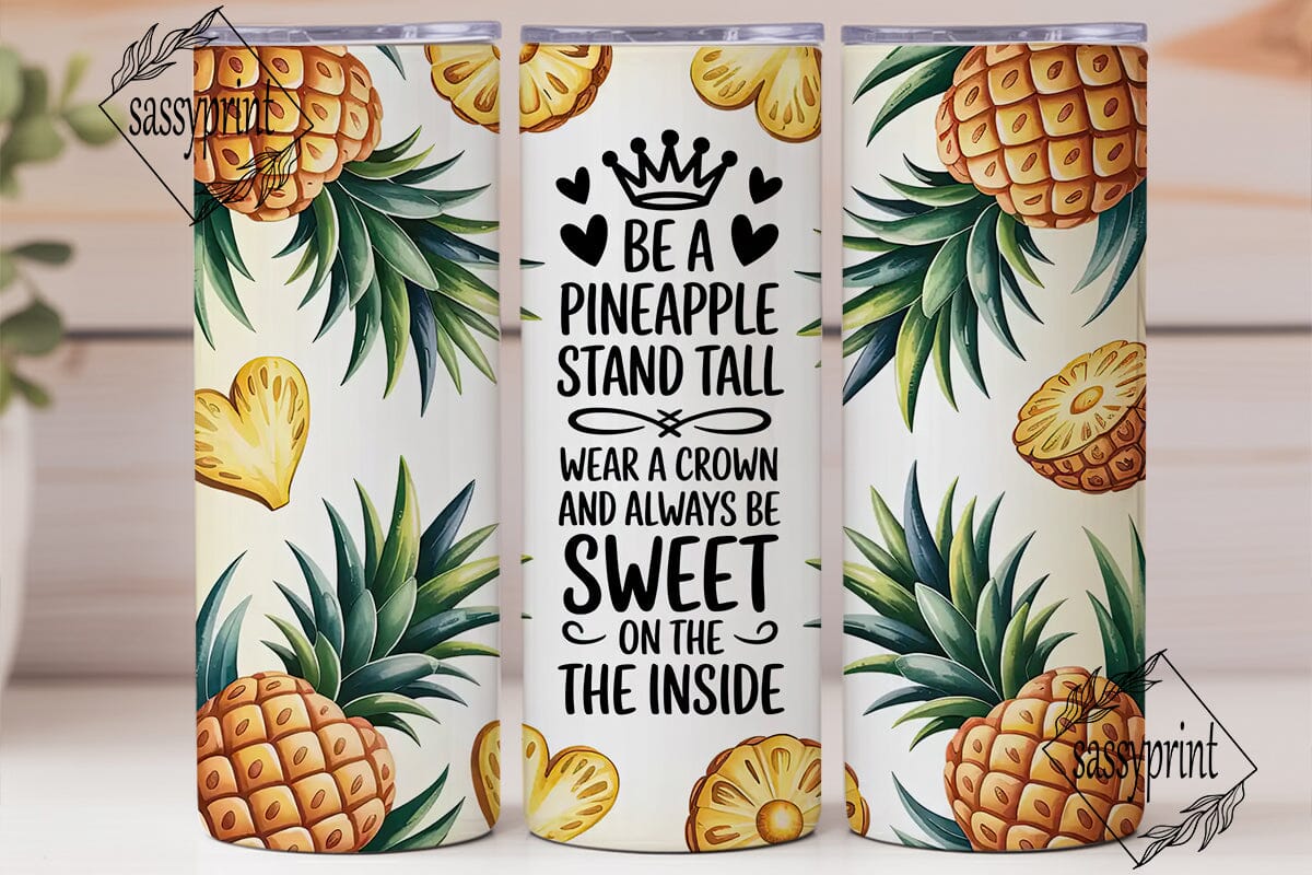 Pineapple Crown 20oz Tumbler Wrap - Image 2
