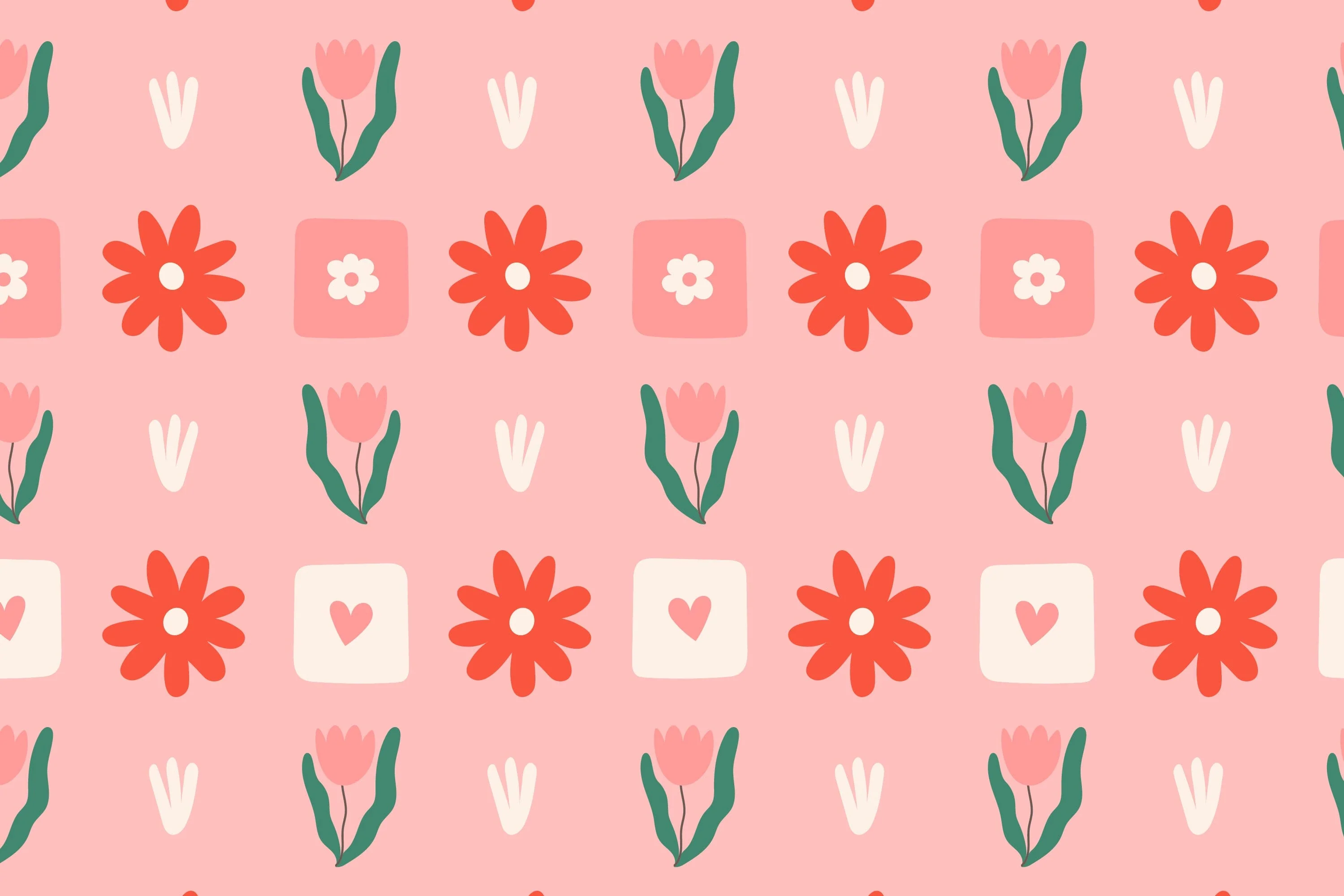 Pink Romantic Seamless Patterns & Digital Papers - Image 4