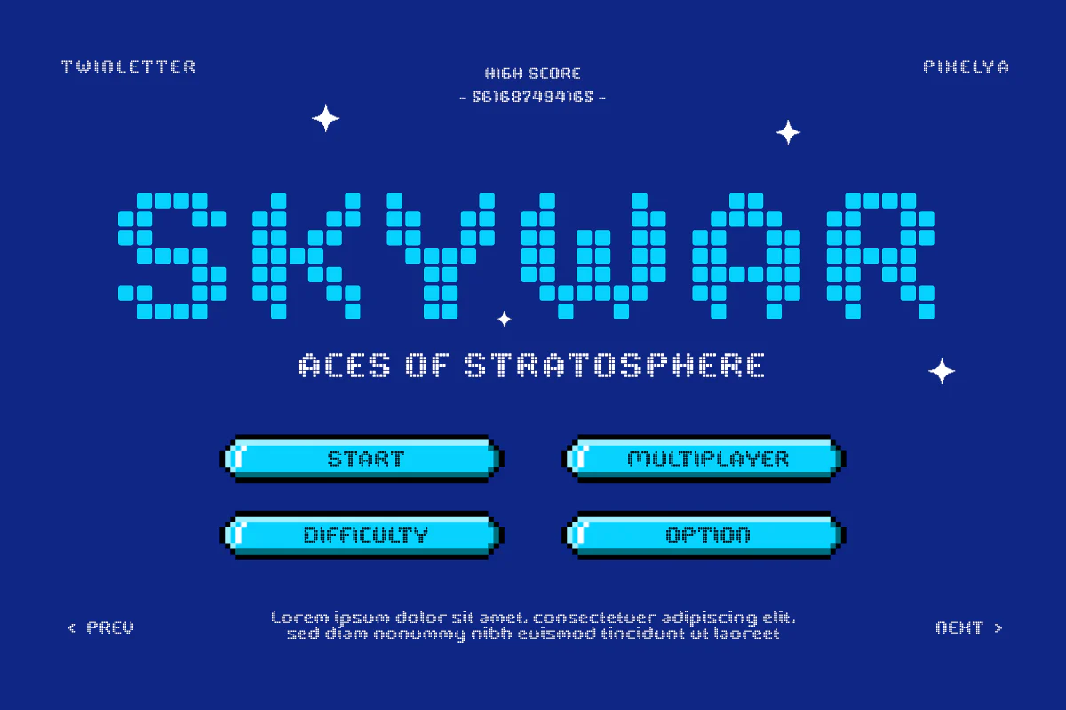 Pixelya - Pixel Display Font - Image 7