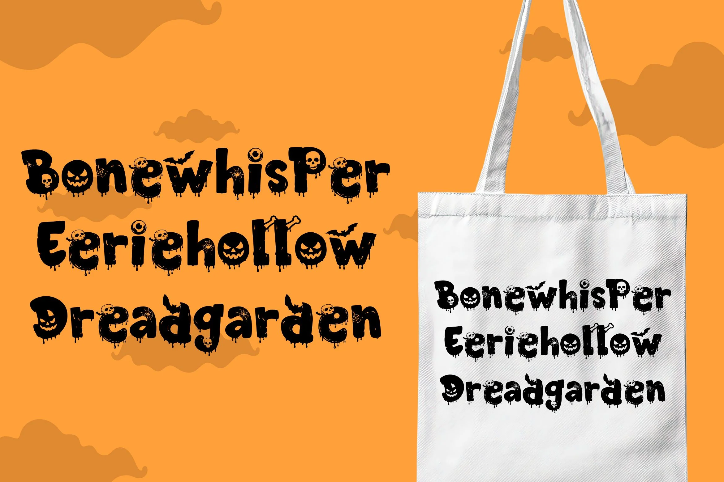 Playdough Halloween Font - Image 8