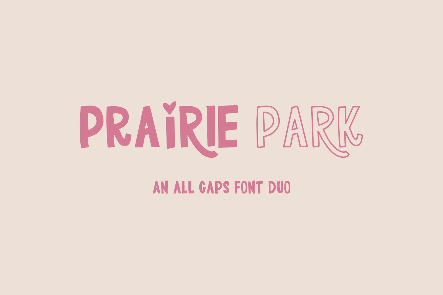 Prairie Park Sans Font Duo