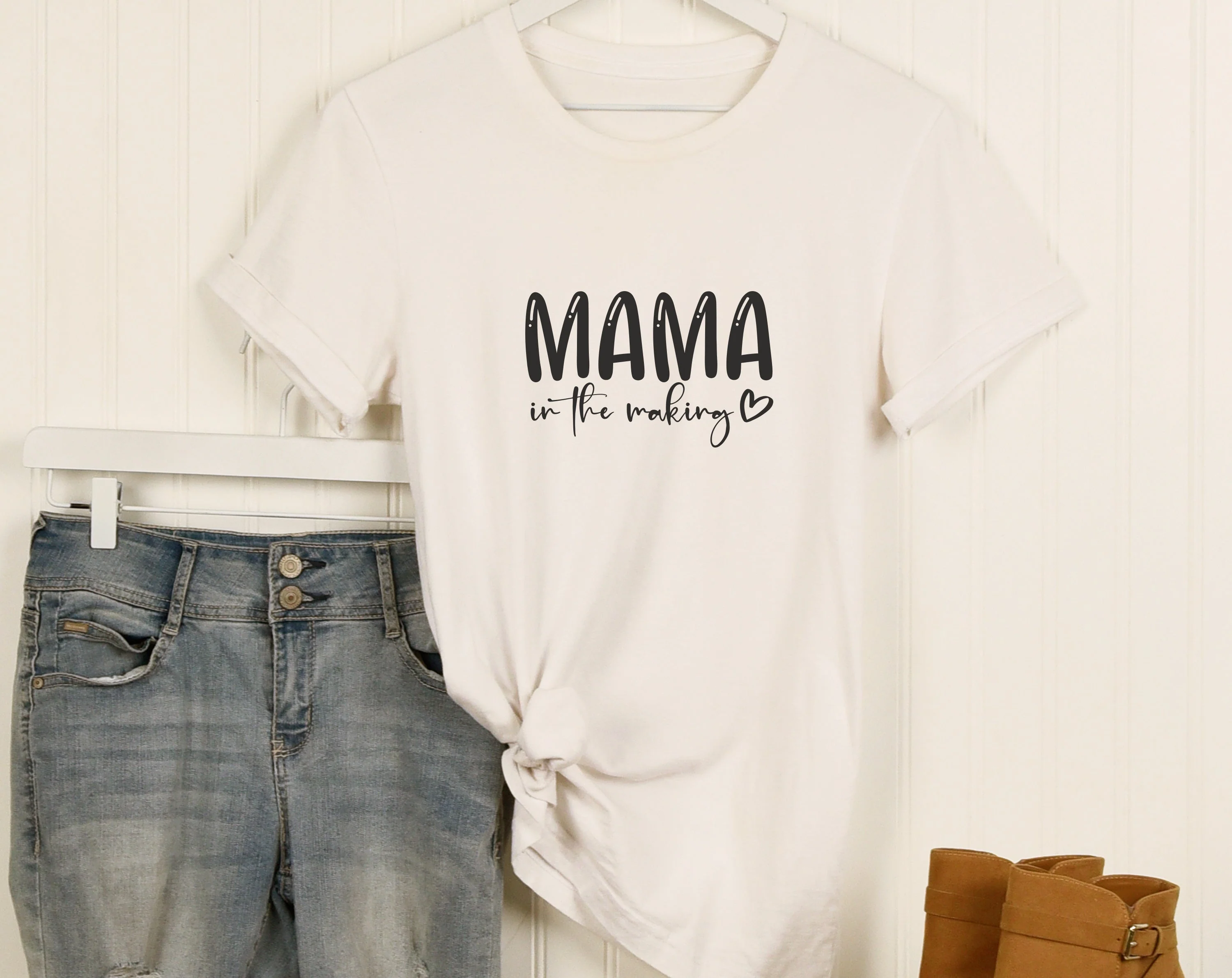 Pregnancy Announcement SVG Bundle, 6 Designs, Maternity SVG, My New Name Is Mommy SVG, I Tested Positive But Not For Covid SVG - Image 4
