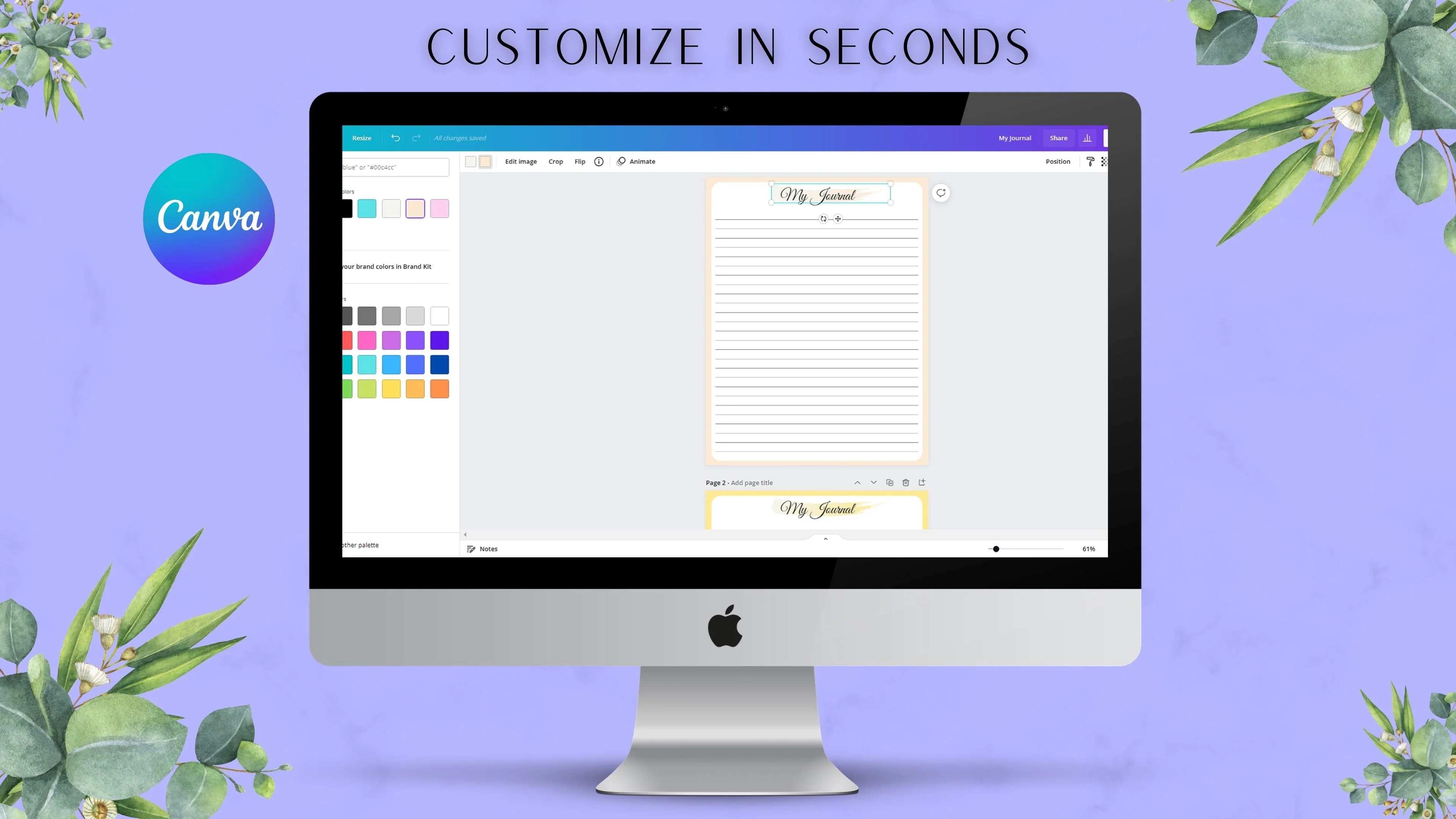 Printable 2022 Planner Canva Template - Image 4