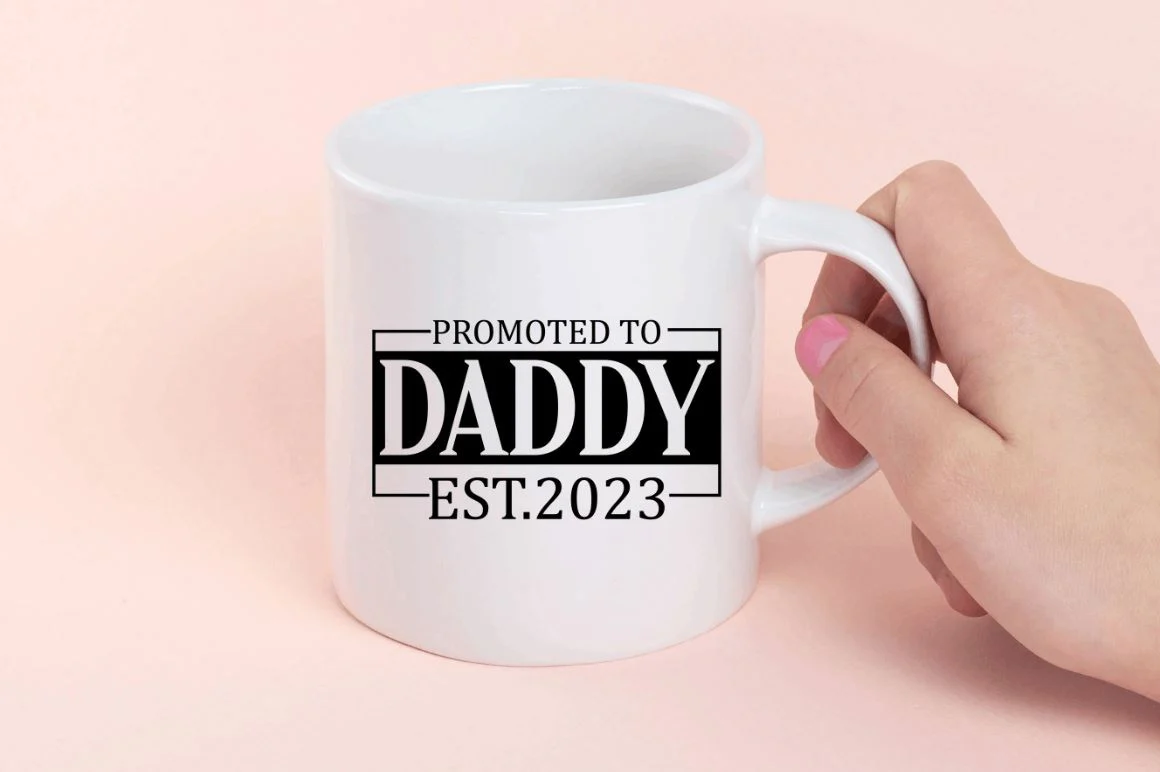 Promoted to daddy est 2023 SVG - Image 2