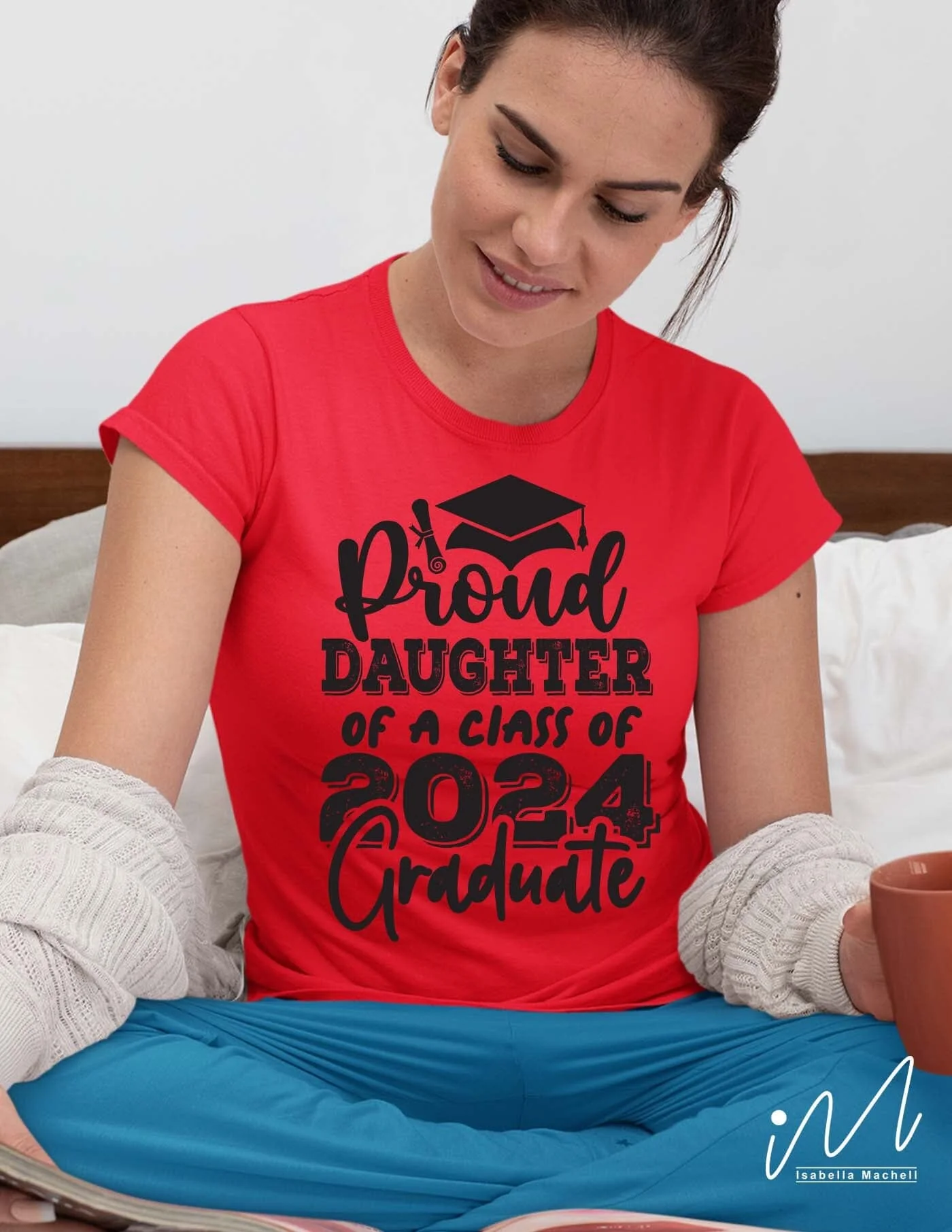 Proud daughter of a class of 2024 graduate svg, Graduate daughter 2024 svg, Graduation t shirt svg, Graduation 2024, Proud graduation 2024 svg, Class of 2024 svg, Funny graduation svg, Graduate cut files, Graduation mug svg - Image 4