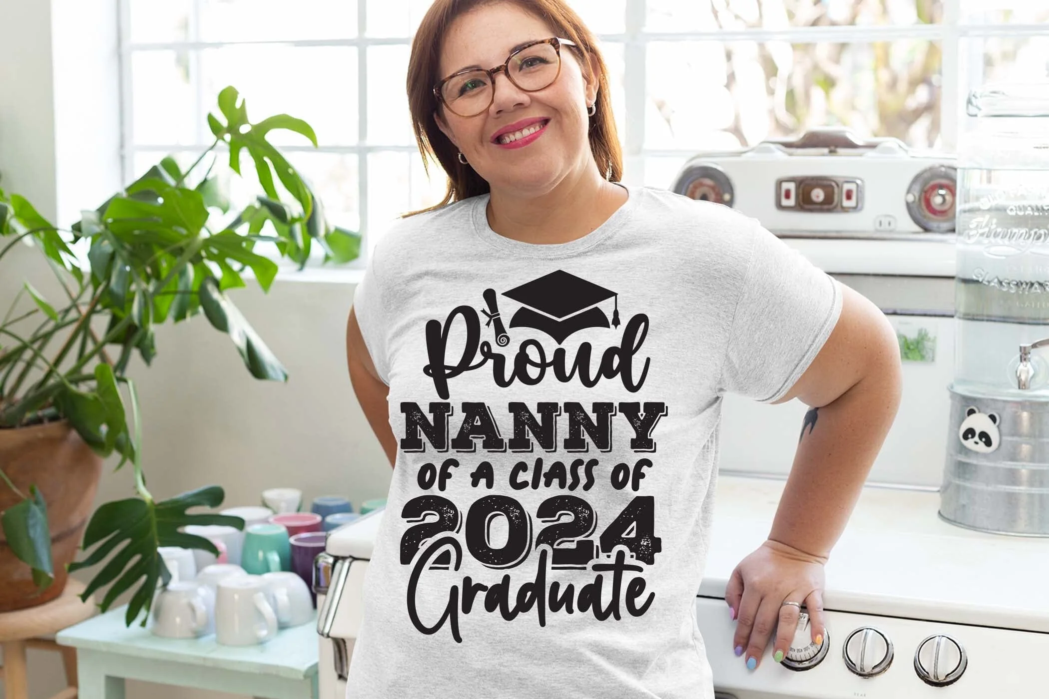 Proud nanny of a class of 2024 graduate svg, nany t shirt svg, Graduation t shirt svg, Graduation 2024, Proud graduation 2024 svg, Class of 2024 svg, Funny graduation svg, Graduate cut files, Graduation mug svg - Image 4