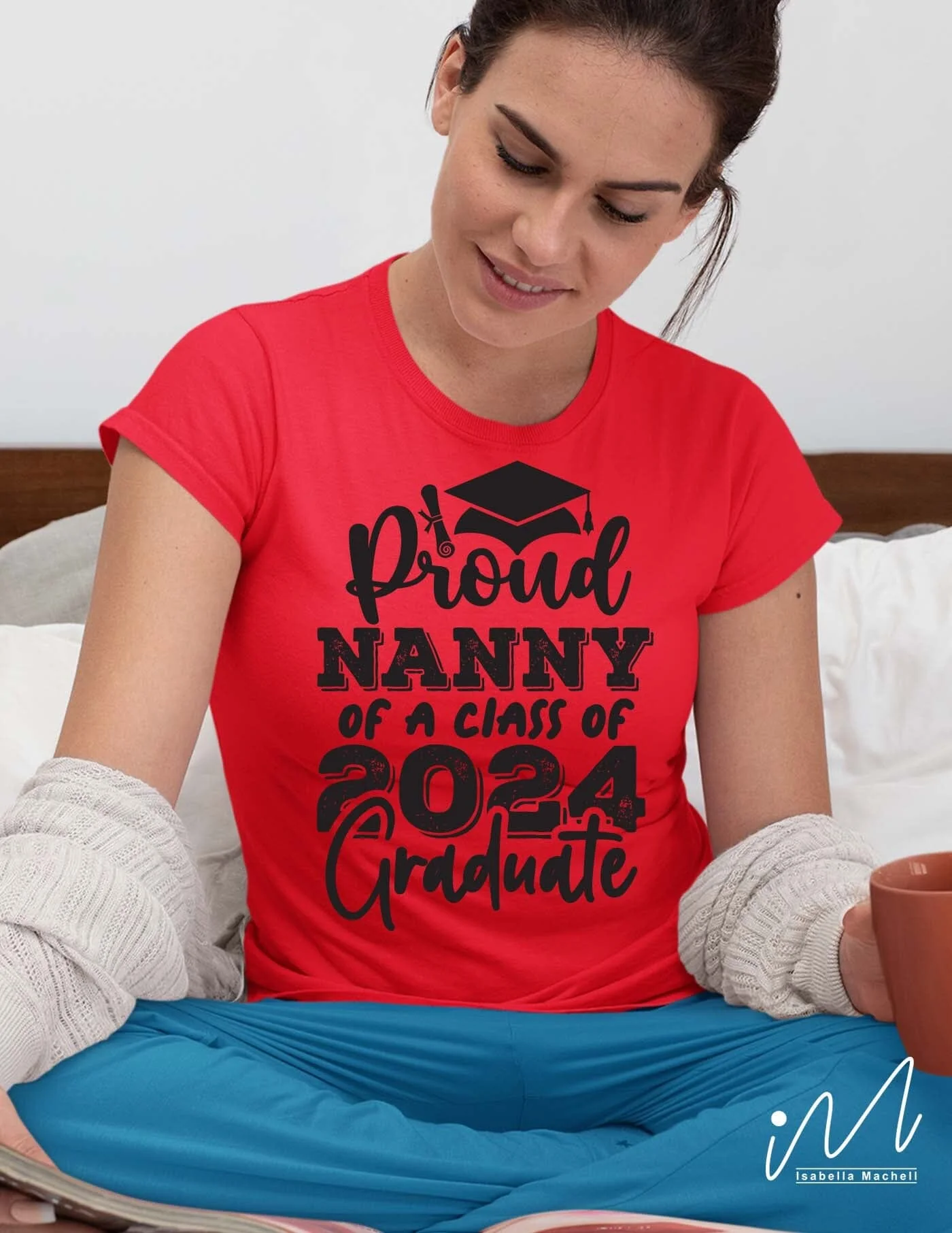Proud nanny of a class of 2024 graduate svg, nany t shirt svg, Graduation t shirt svg, Graduation 2024, Proud graduation 2024 svg, Class of 2024 svg, Funny graduation svg, Graduate cut files, Graduation mug svg - Image 6
