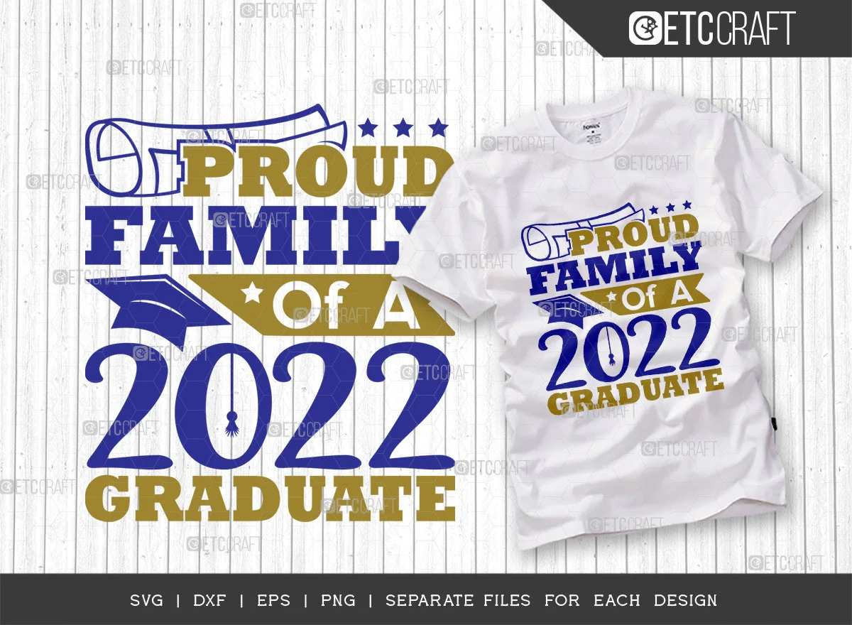 Proud Of Graduate Bundle Vol-05 SVG Cut File | Proud 2022 Graduate Svg | Proud Papa Of A 2022 Graduate Svg | Proud Family Of A 2022 Graduate Svg | Proud Mama Of A 2022 Graduate Svg | Proud Sis Of A 2022 Graduate Svg | Quote Design - Image 6