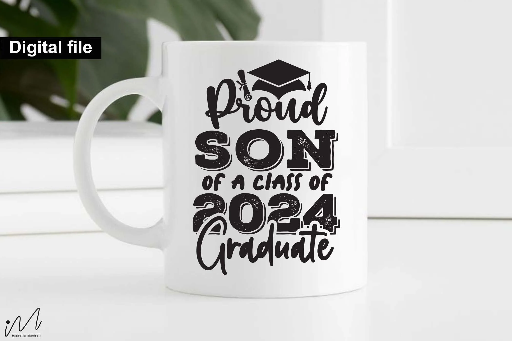 Proud son of a class of 2024 graduate svg, Graduation t shirt svg, Graduation 2024, Proud graduation 2024 svg, Class of 2024 svg, Funny graduation svg, Graduate cut files, Graduation mug svg, proud son t shirt svg, - Image 6