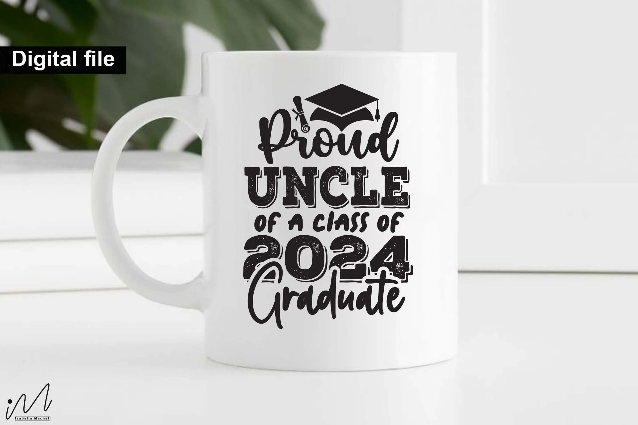 Proud uncle of a class of 2024 graduate svg, Graduation t shirt svg, Graduation 2024, Proud graduation 2024 svg, Class of 2024 svg, Funny graduation svg, Graduate cut files, Graduation mug svg - Image 8