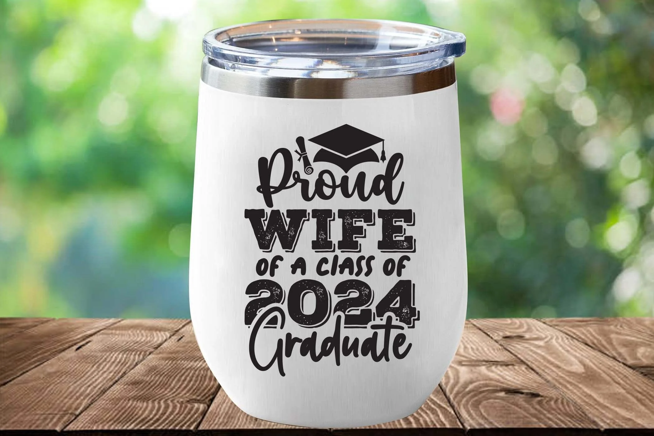 Proud wife of a class of 2024 graduate svg, Graduation t shirt svg, Graduation 2024, Proud graduation 2024 svg, Class of 2024 svg, Funny graduation svg, Graduate cut files, Graduation mug svg - Image 3