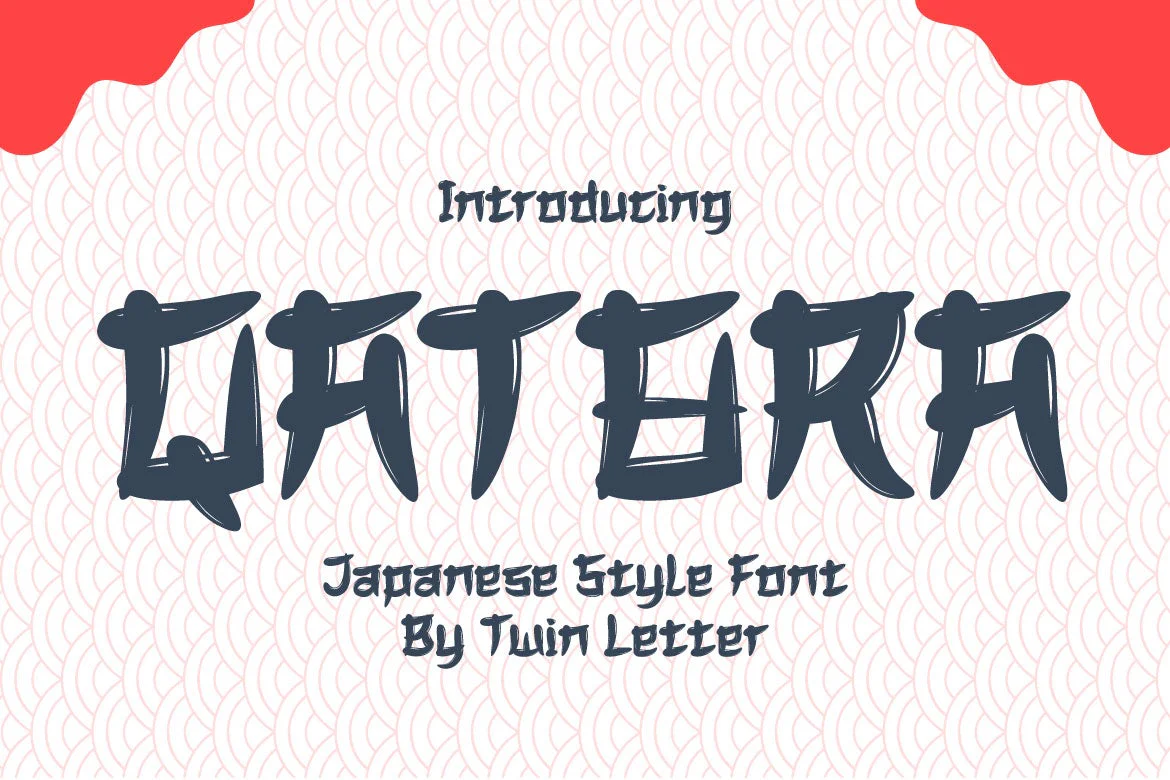 QATORA Faux Japanese Font
