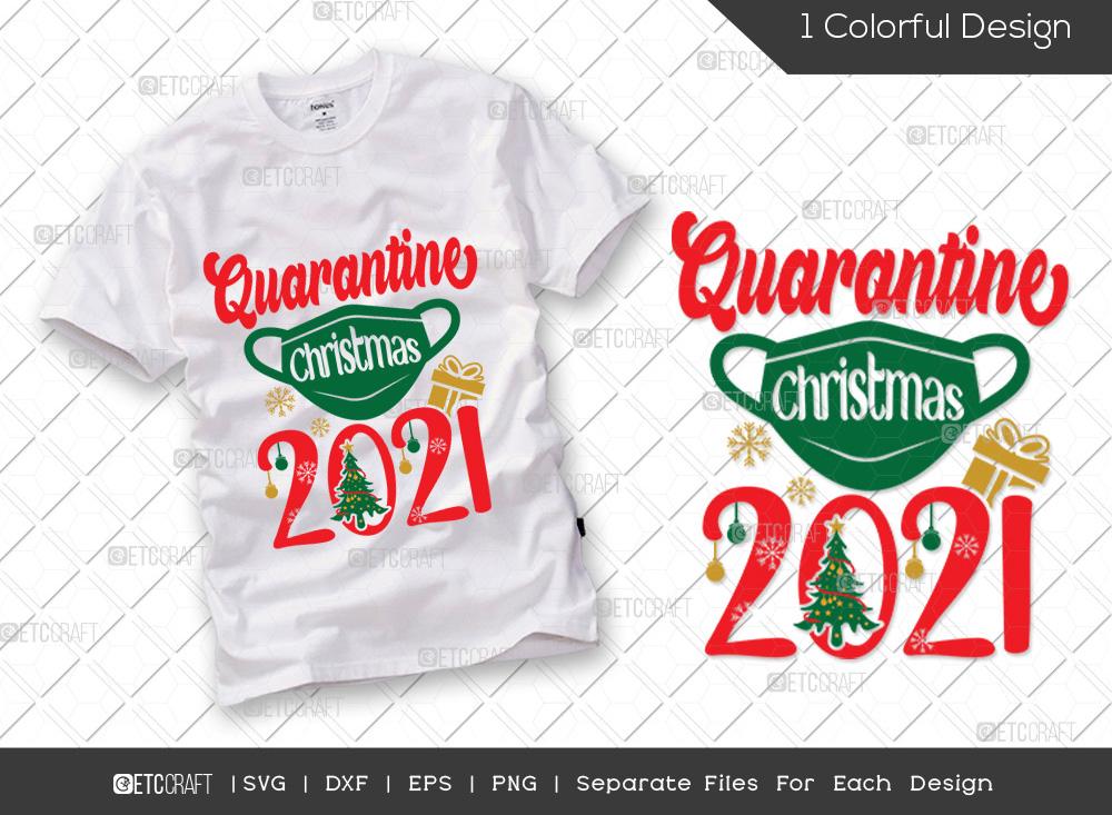 Quarantine Christmas 2021 SVG Cut File | Mask Svg | Christmas Svg | Covid Christmas Svg | Merry Christmas Svg | Family Christmas Svg | T-shirt Design