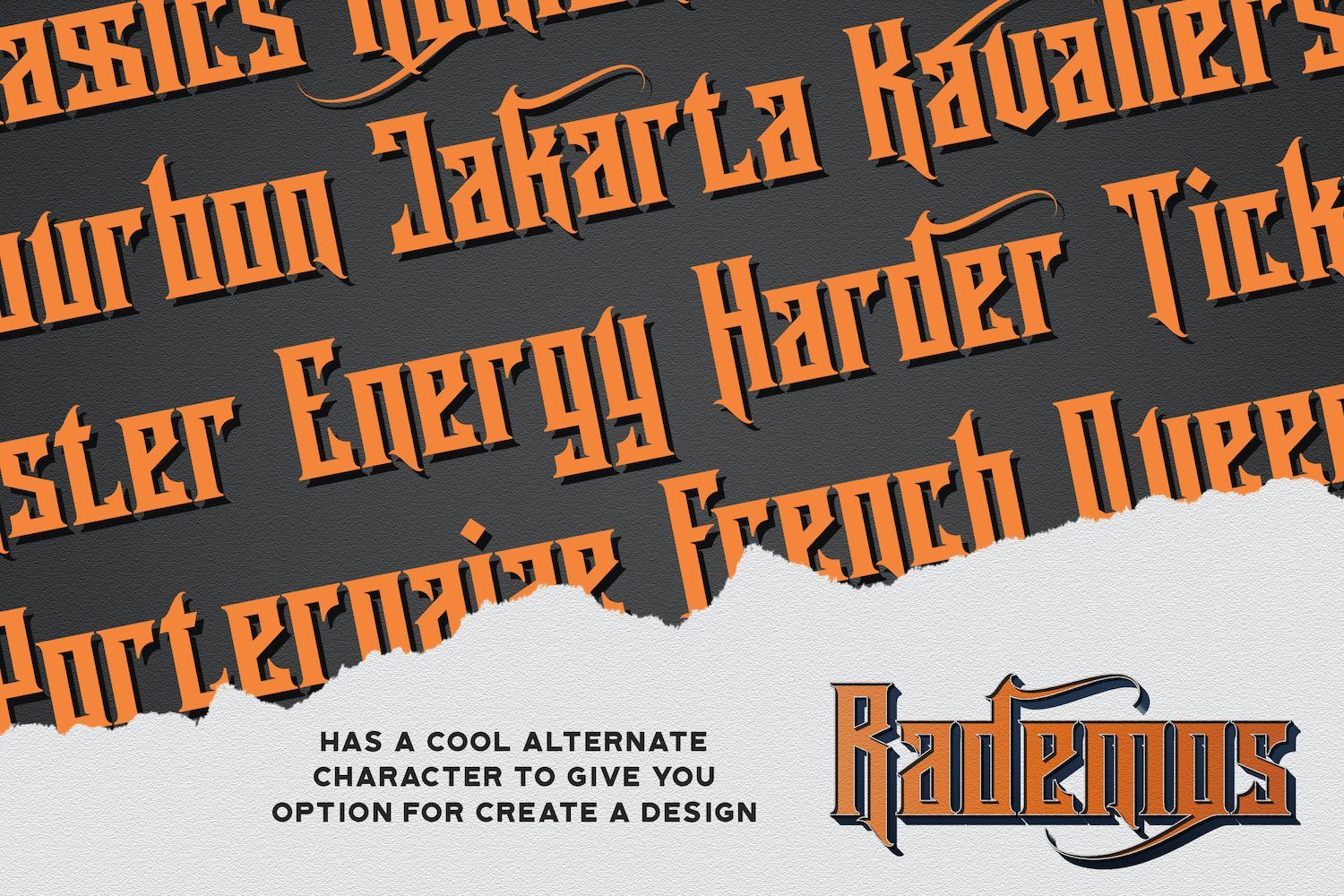 Rademos - Blackletter Font - Image 11