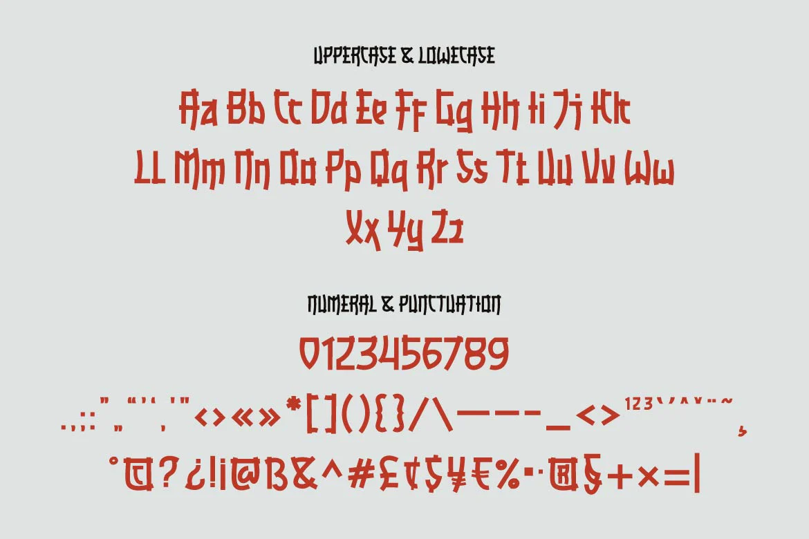 RAMISA Faux Japanese Font - Image 9