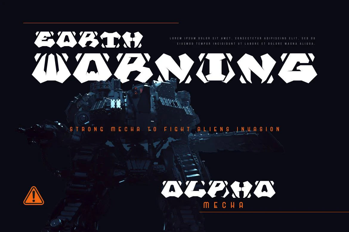 Raqib | Futuristic Font - Image 8