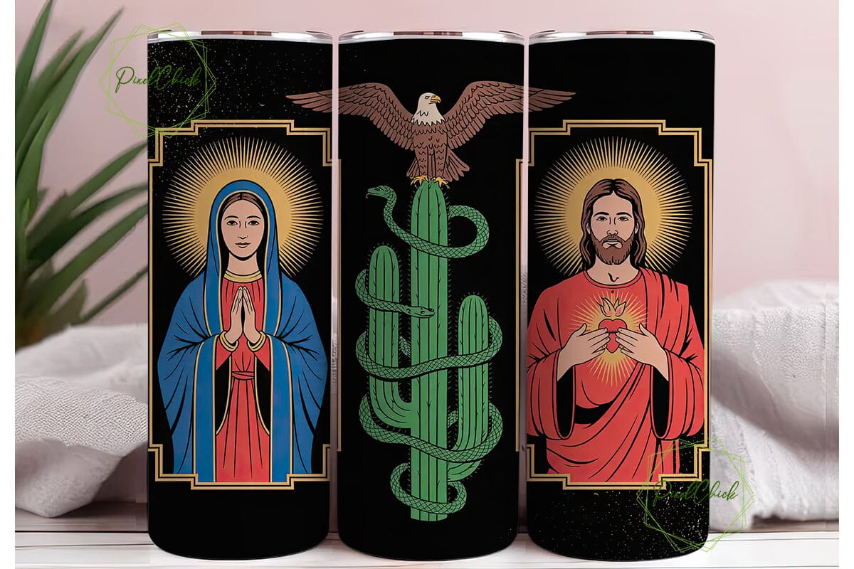Religious Iconography Tumbler Wrap - Image 3