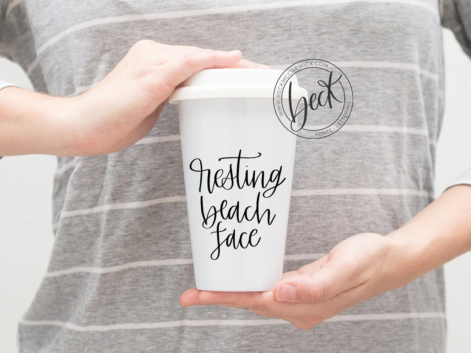 Resting Beach Face SVG - Image 2