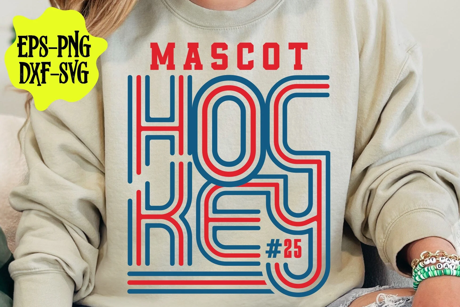 Retro Hockey Team Template, Hockey Mom Svg, Game Day Vibes Svg, Mom Life Svg, Hockey Mom Shirt