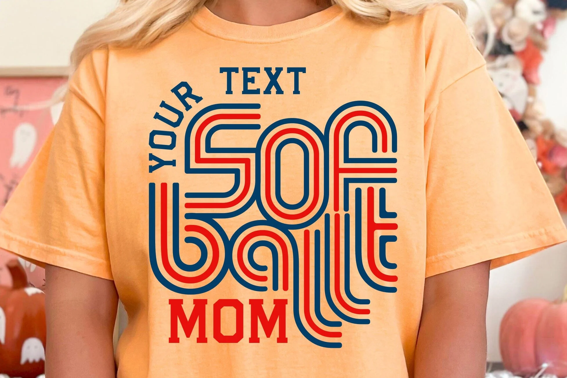 Retro Softball Team Template, Softball Svg, Softball Mom Svg - Image 3