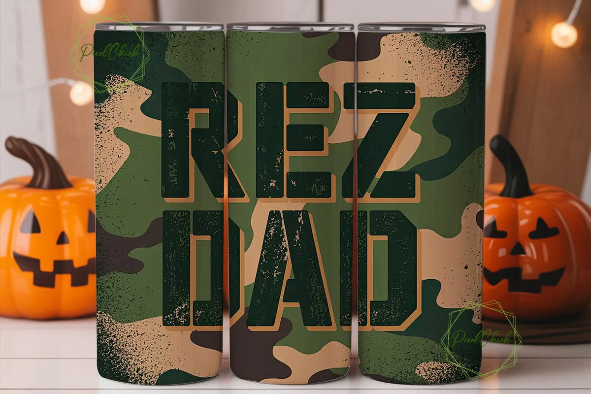 Rez Dad 20oz Tumbler Wrap - Image 2