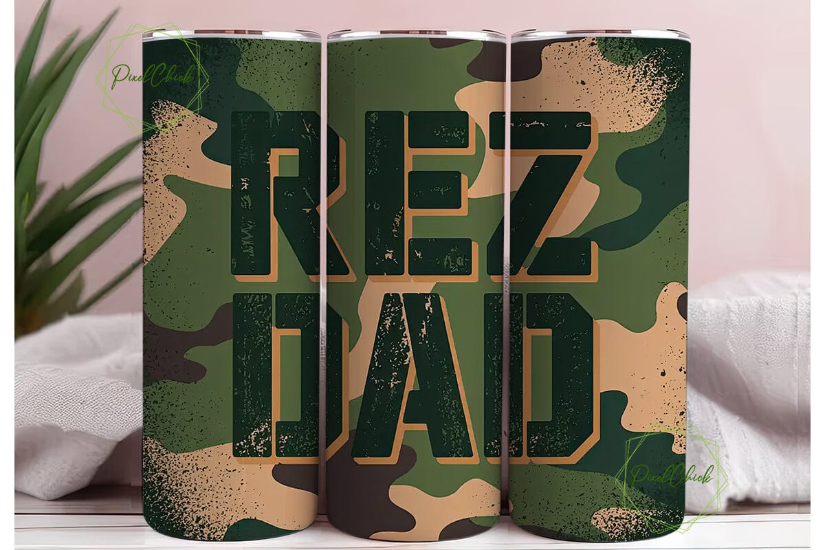 Rez Dad 20oz Tumbler Wrap - Image 3