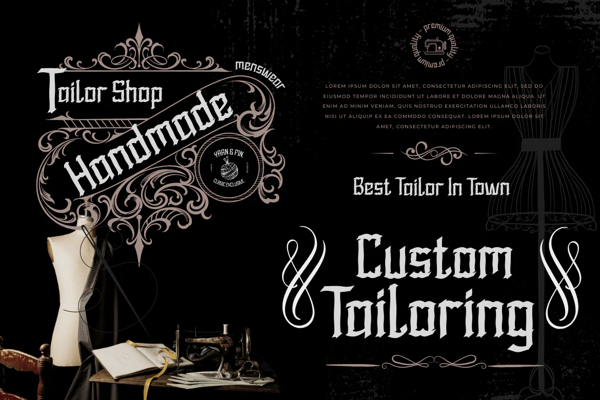 RHESON Blackletter font - Image 10