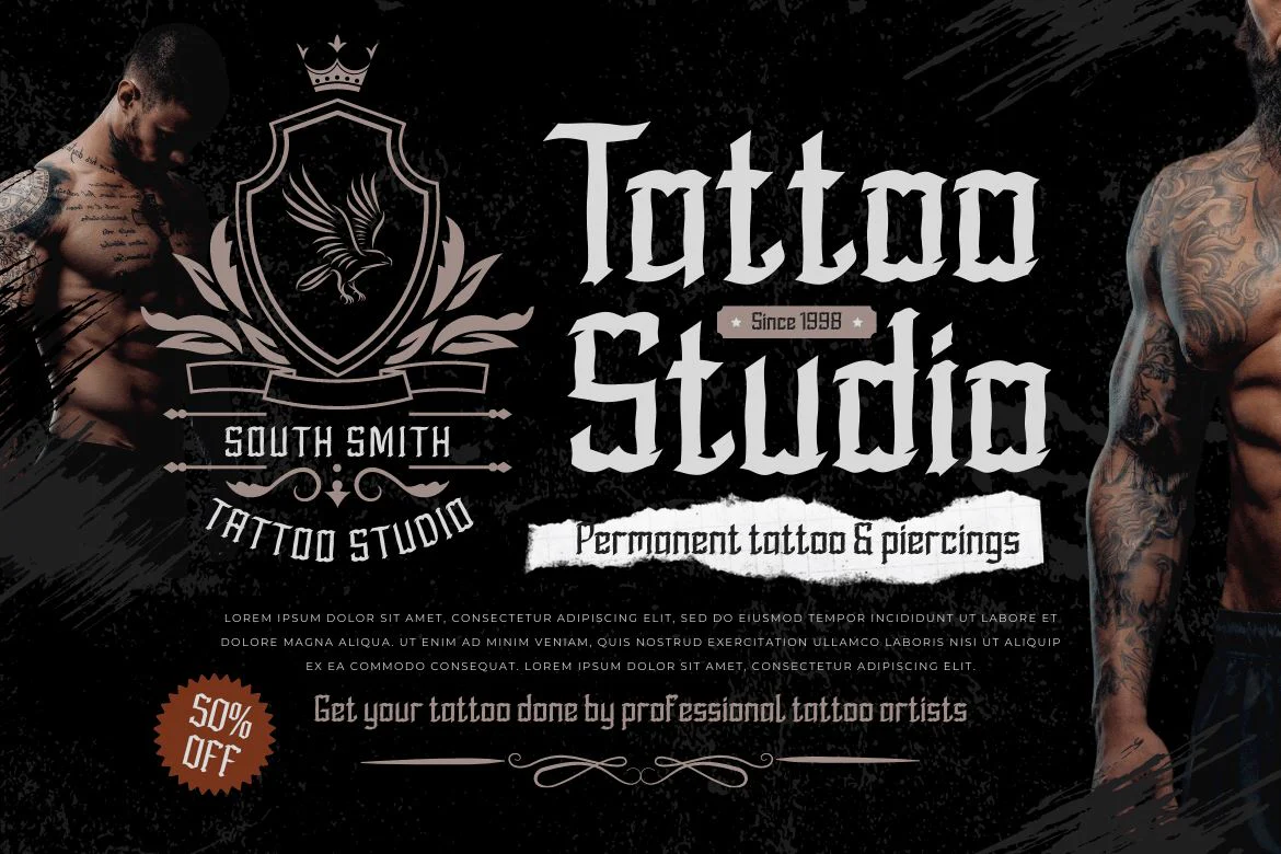 RHESON Blackletter font - Image 7