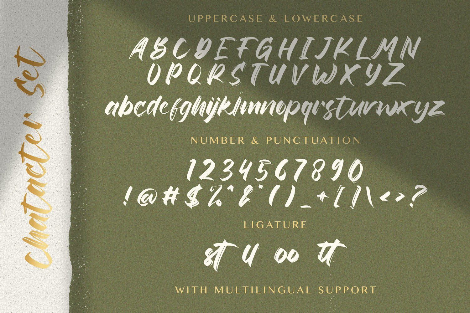 Rinjany - Textured Brush Font - Image 9