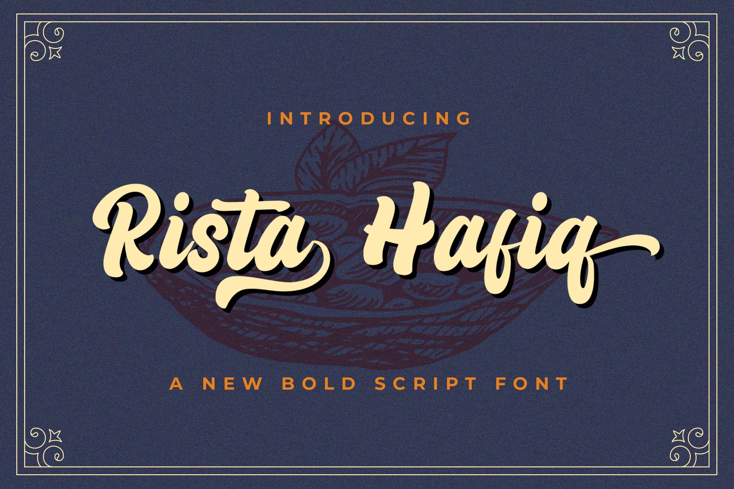 Rizta Hafiq - Retro Bold Script Font