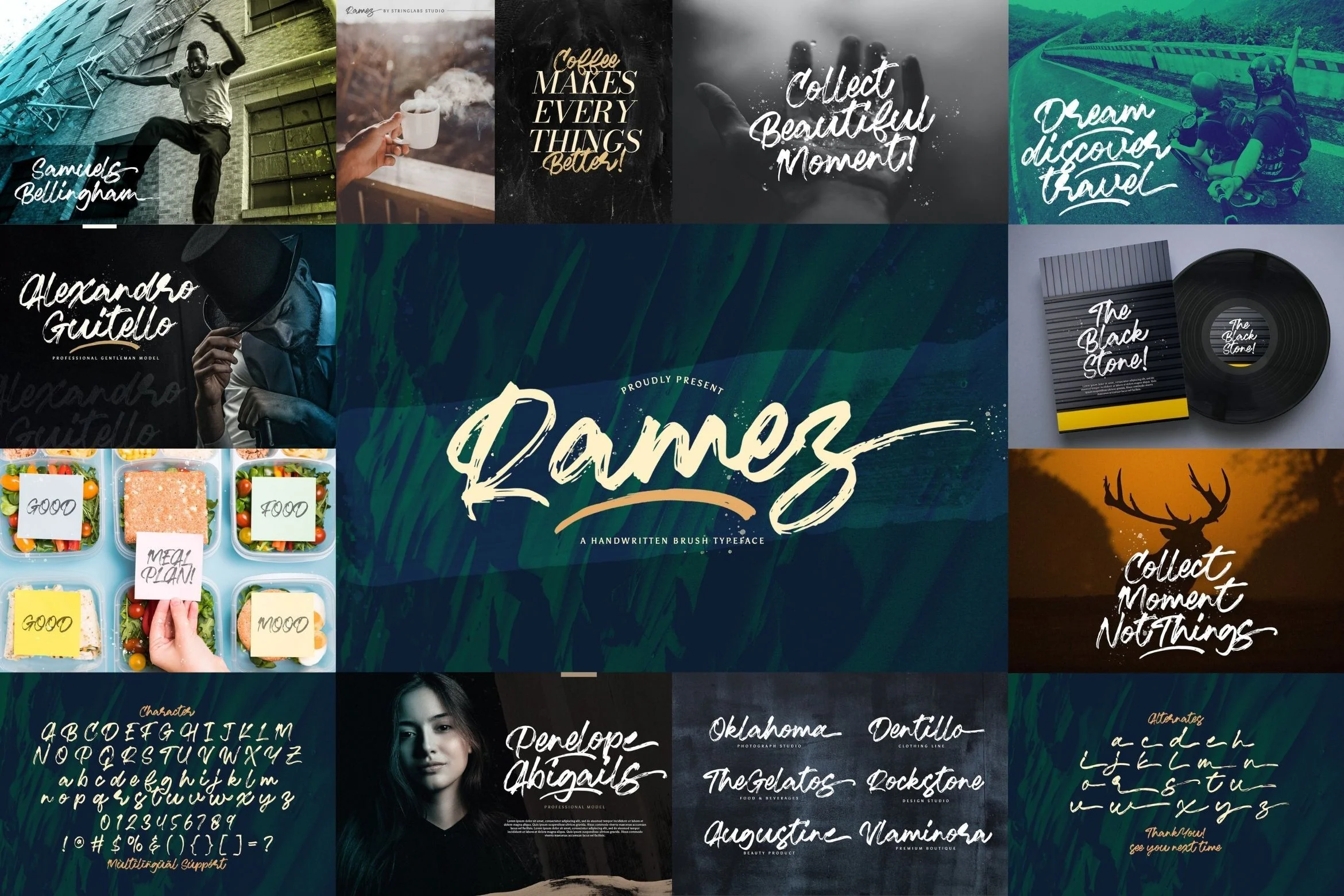 Brush Textured Font Bundle Vol. 1 - Image 3