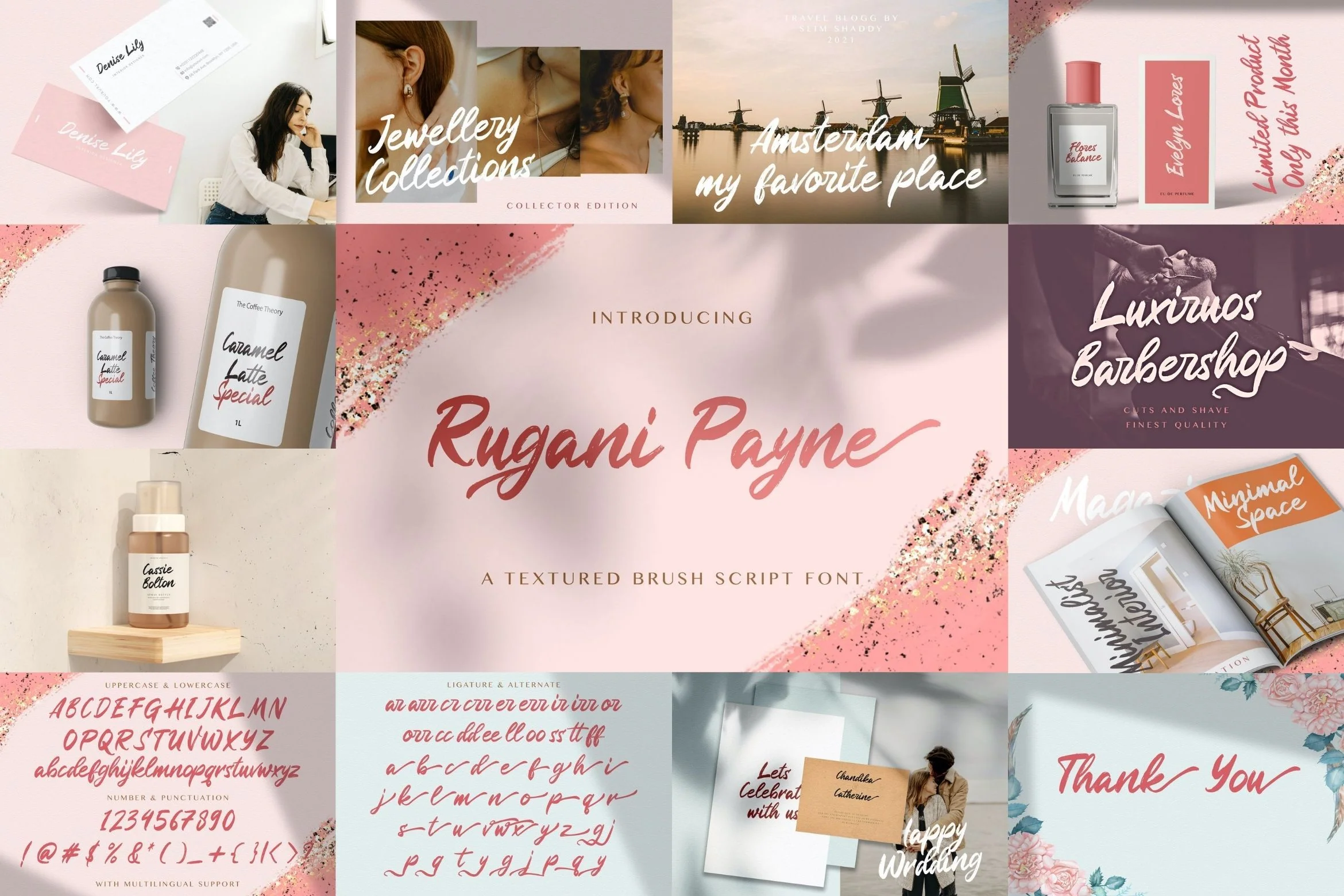 Brush Textured Font Bundle Vol. 1 - Image 5