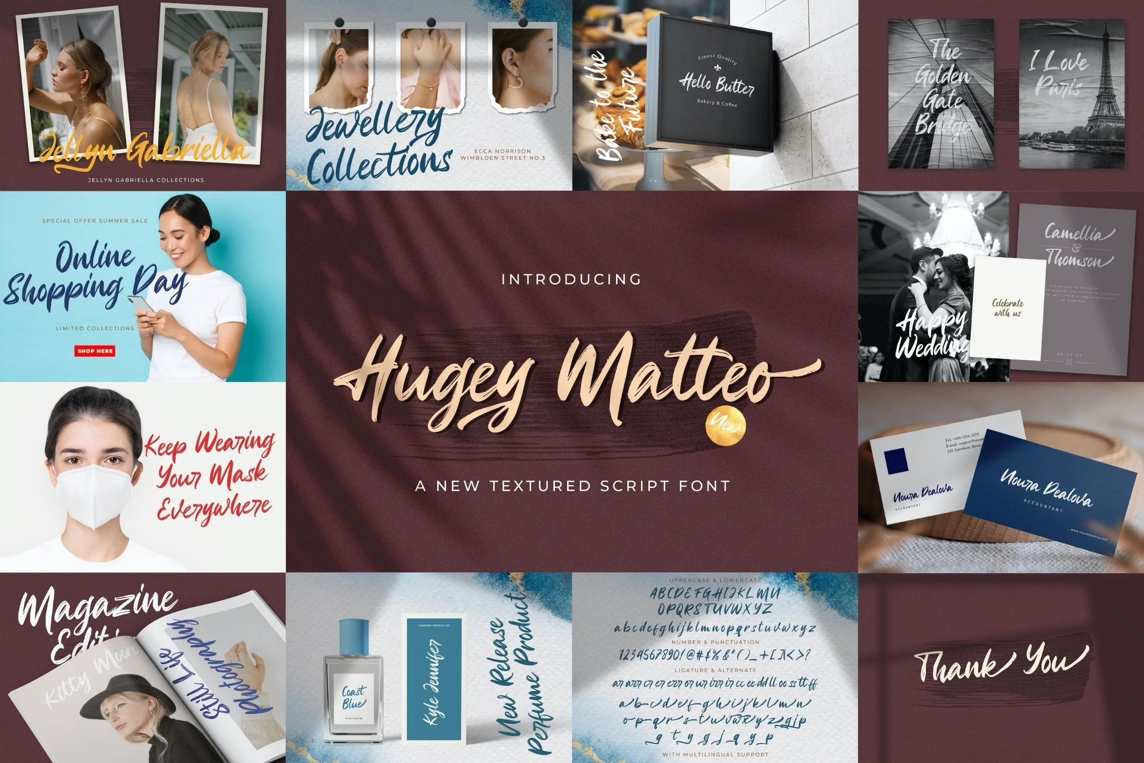 Brush Textured Font Bundle Vol. 1 - Image 6