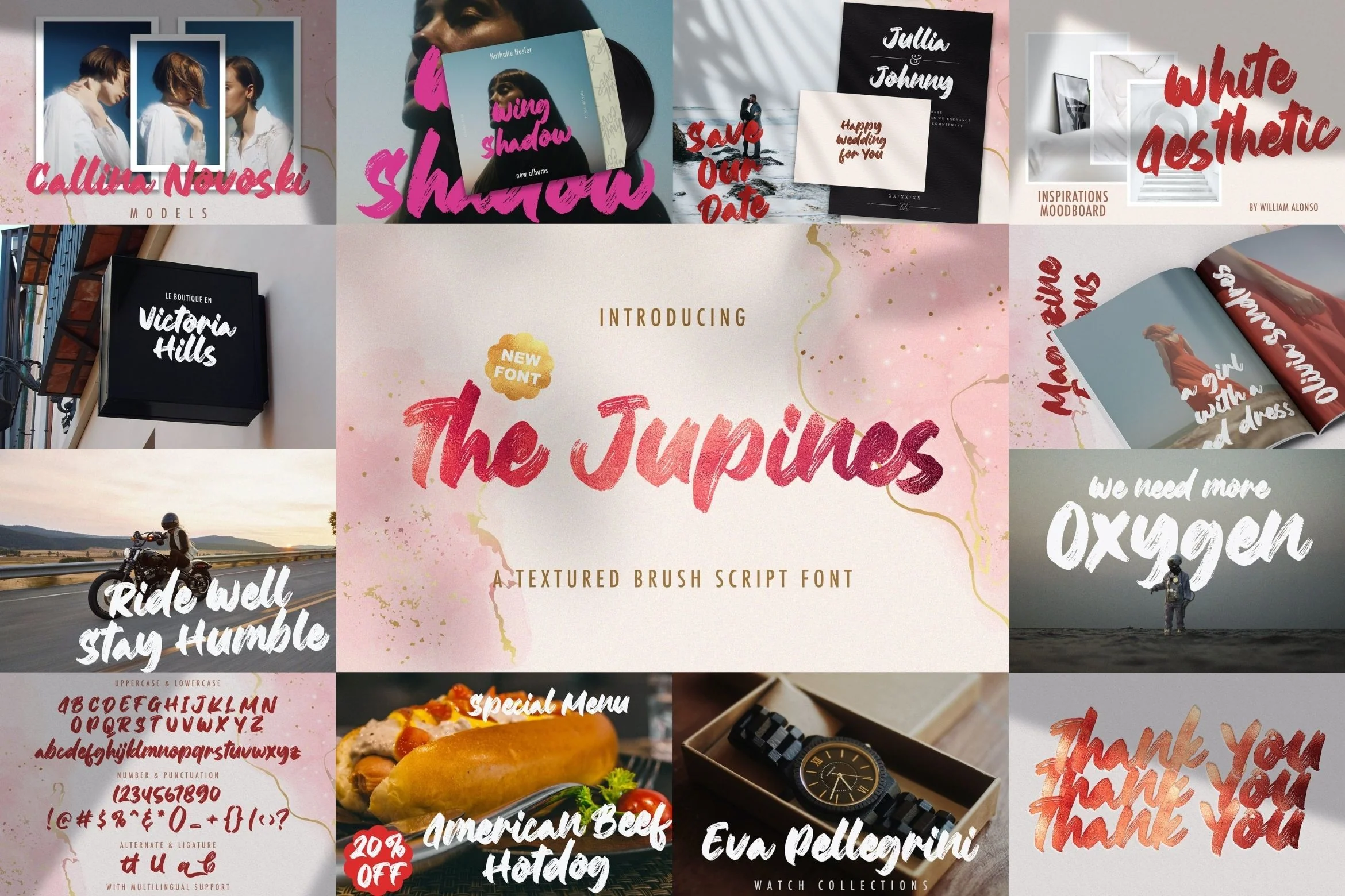 Brush Textured Font Bundle Vol. 1 - Image 9