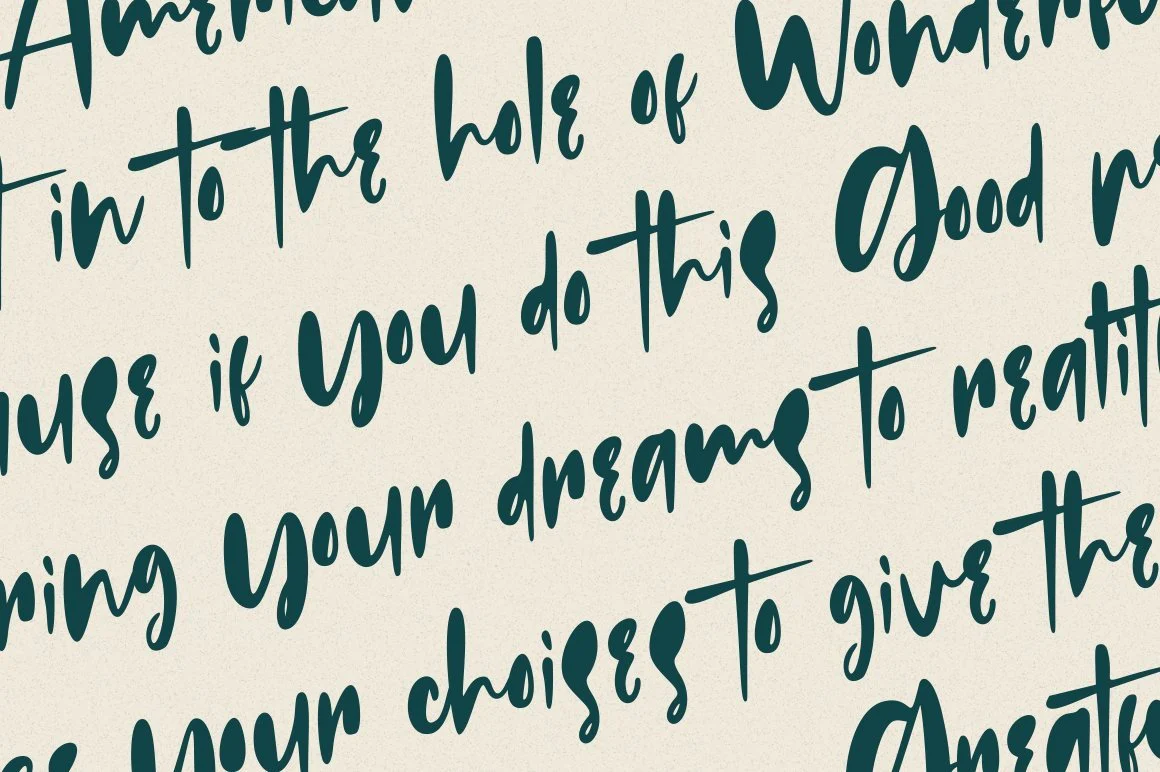 Russeline - Handwritten Font - Image 5