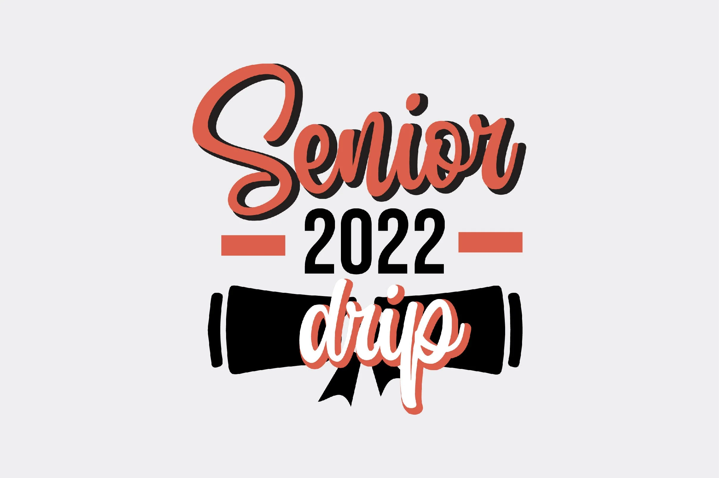 Senior 2022 Drip Sublimation Design - Image 3