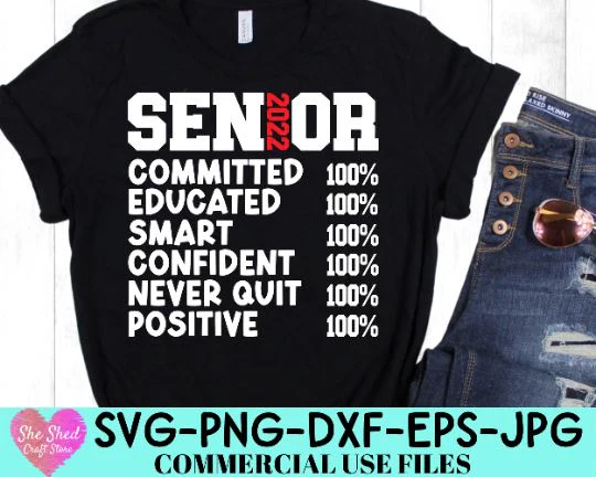 Senior 2022 Nutrition Facts SVG, Class Of 2022 Svg, Graduation Svg - Image 3