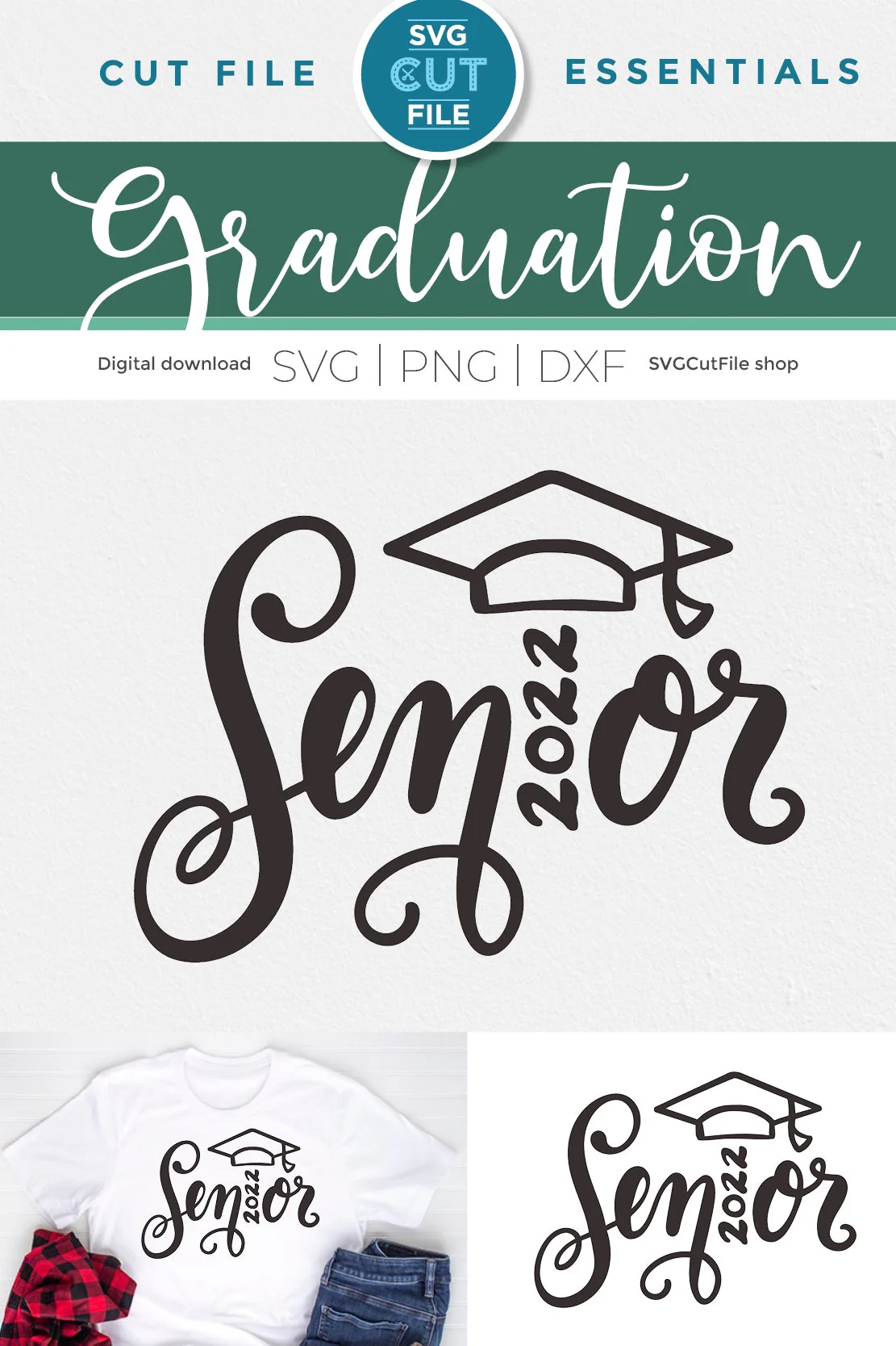 Senior 2022 svg, Class of 2022 svg, 2022 grad svg, 2022 graduation svg, high school seniors, college graduate svg, 2022 seniors, senioritis - Image 4