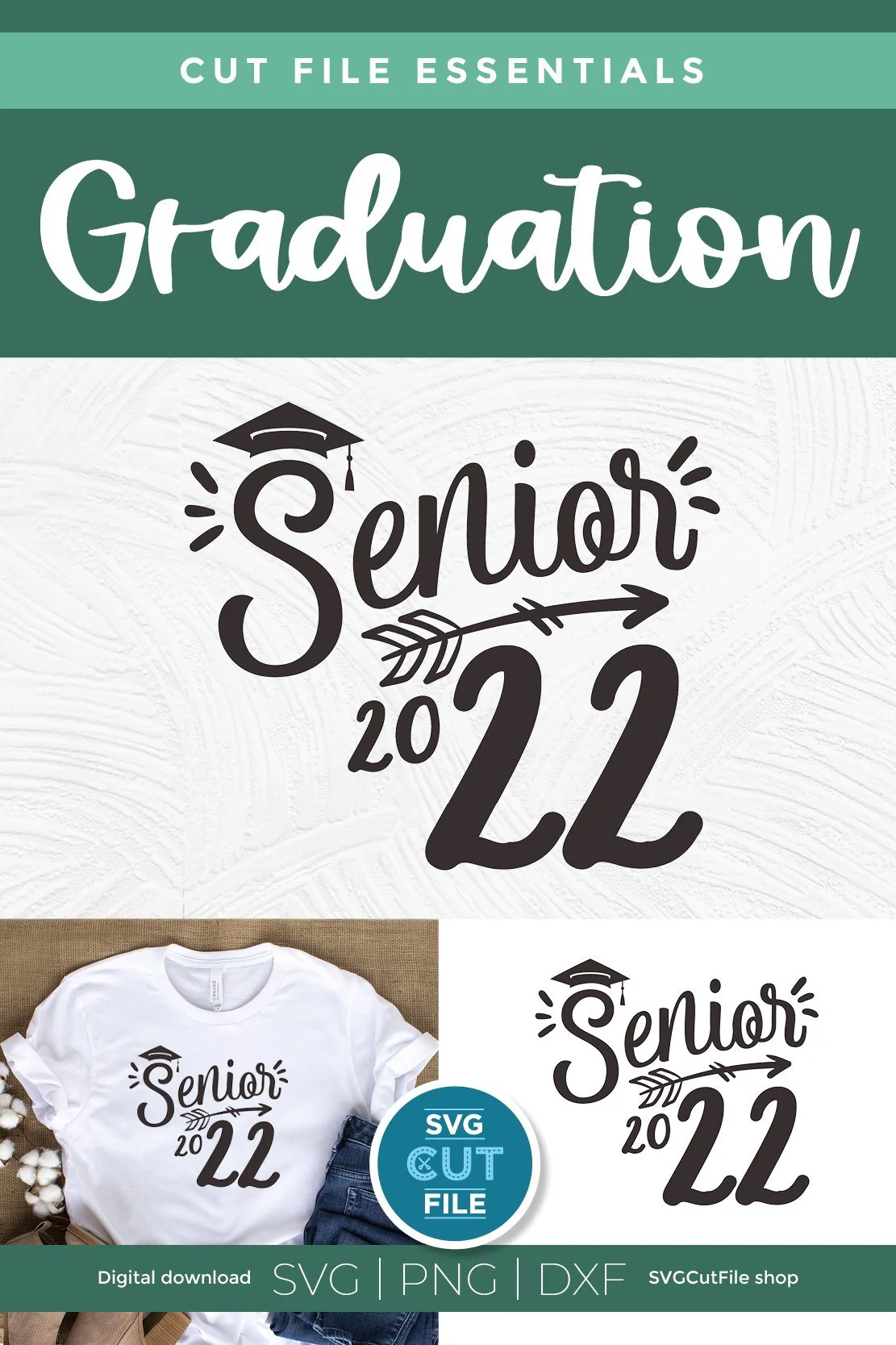 Senior 2022 svg, Class of 2022 svg, 2022 grad svg, 2022 graduation svg, high school seniors, college graduate svg, 2022 seniors, senioritis - Image 2