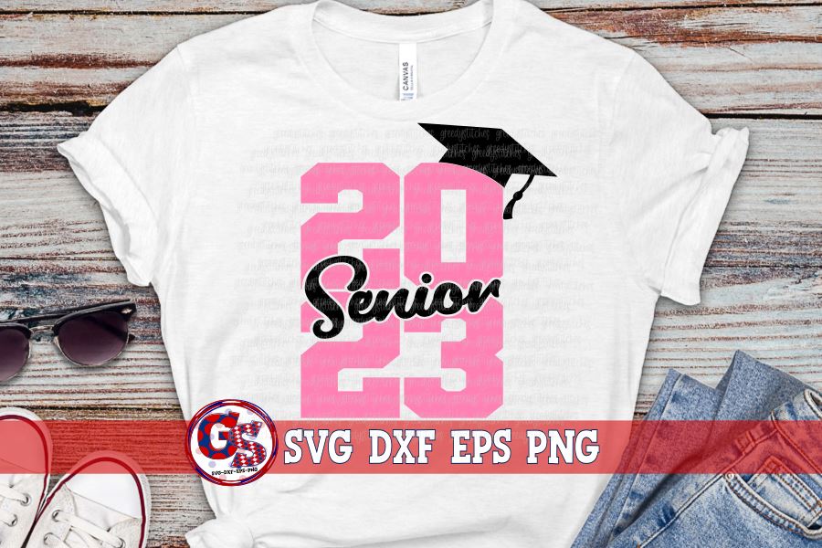 Senior 2023 Bundle SVG DXF EPS PNG - Image 8