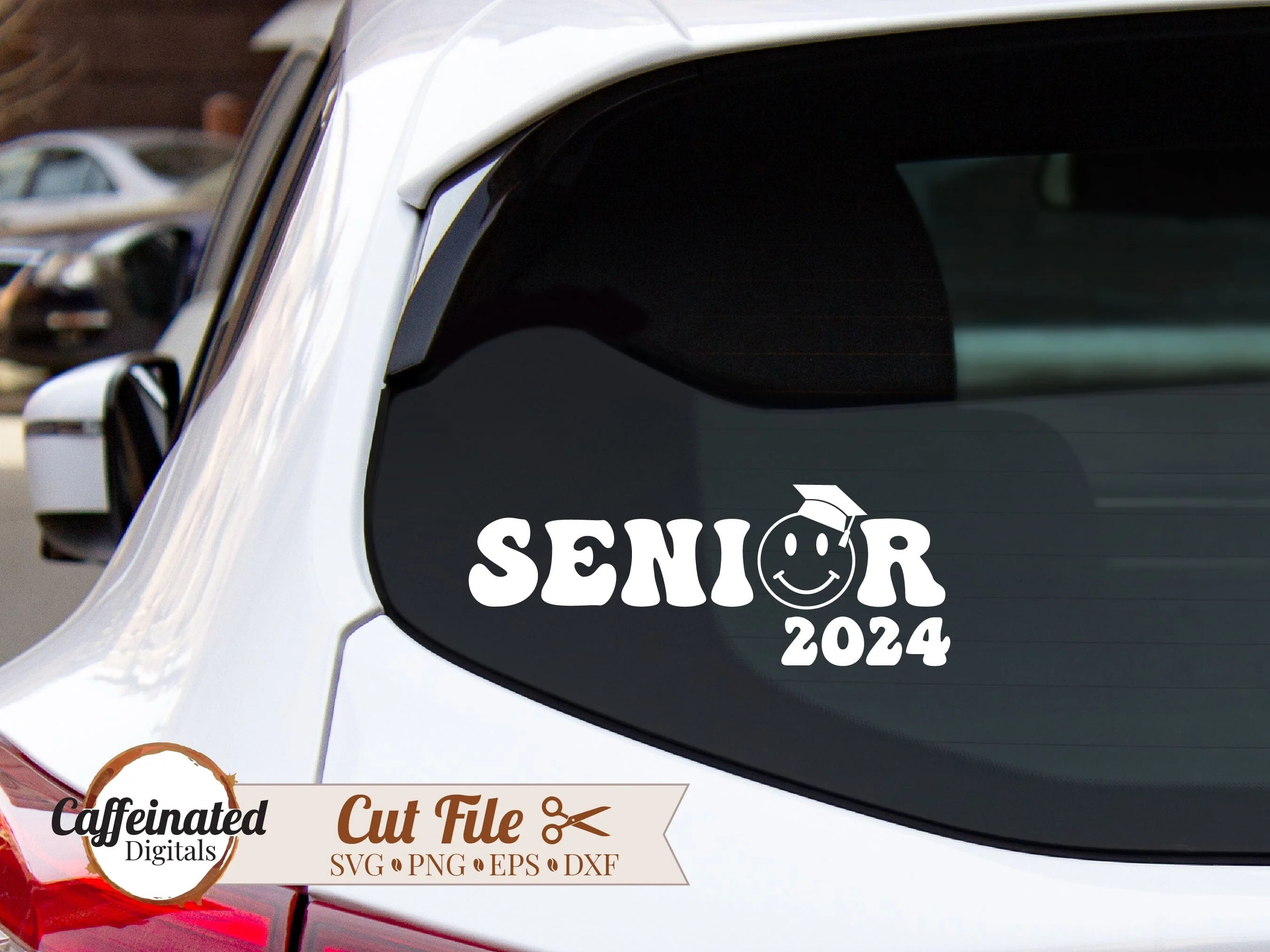 Senior 2024 Smiley Face svg - Image 3
