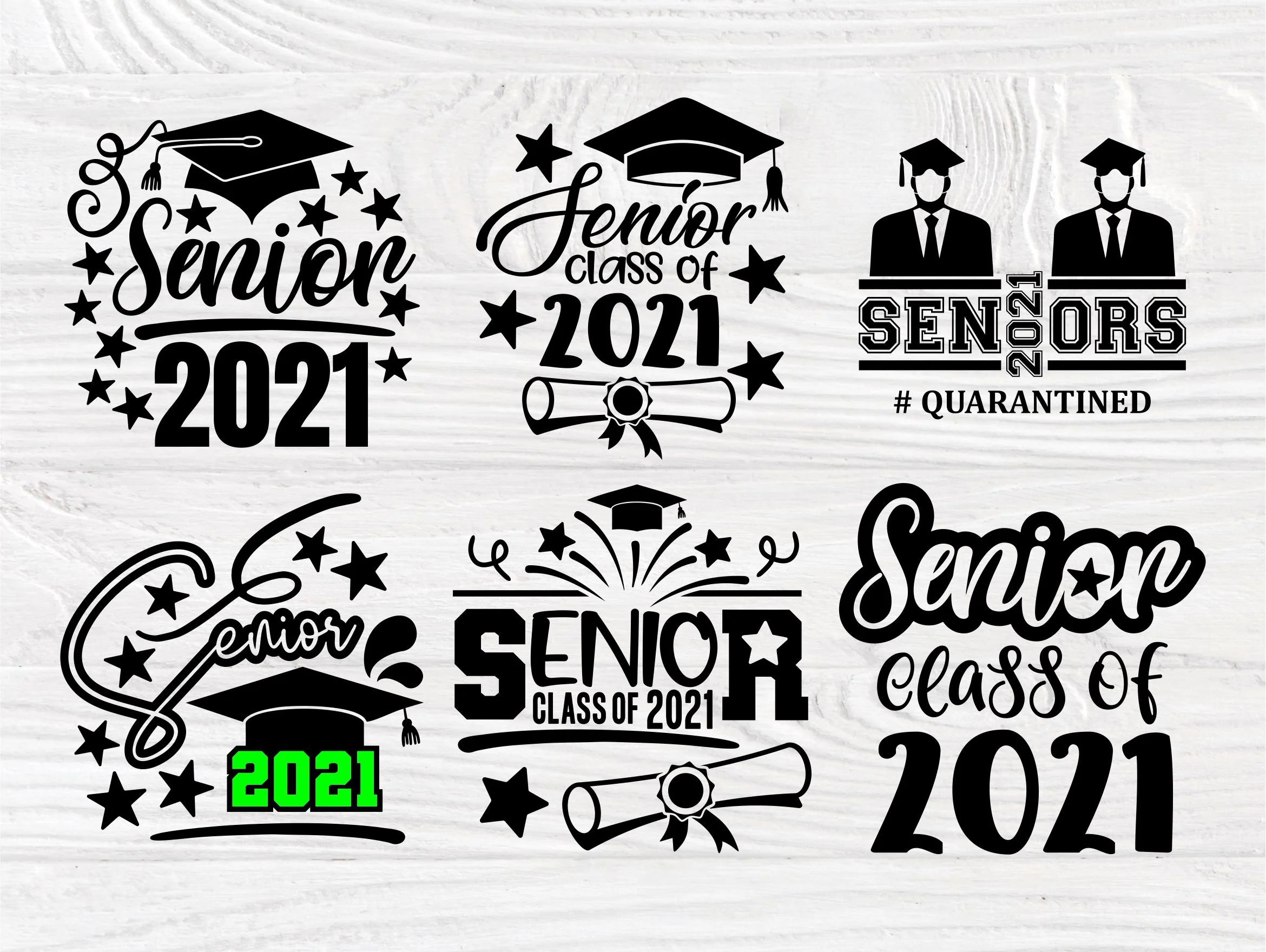 Senior Class of 2021 SVG Bundle, Graduation Svg - Image 3
